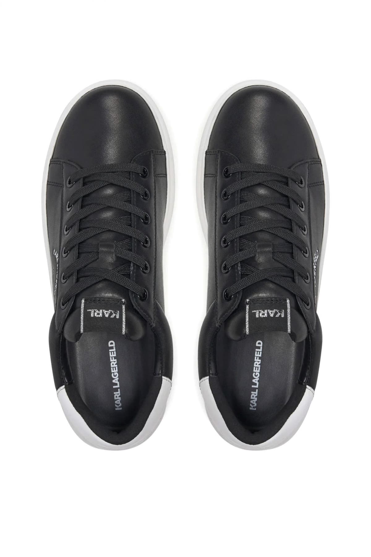 Ανδρικά Δερμάτινα Maison Sneakers Μαύρα Karl Lagerfeld KL52538K-000 BLACK