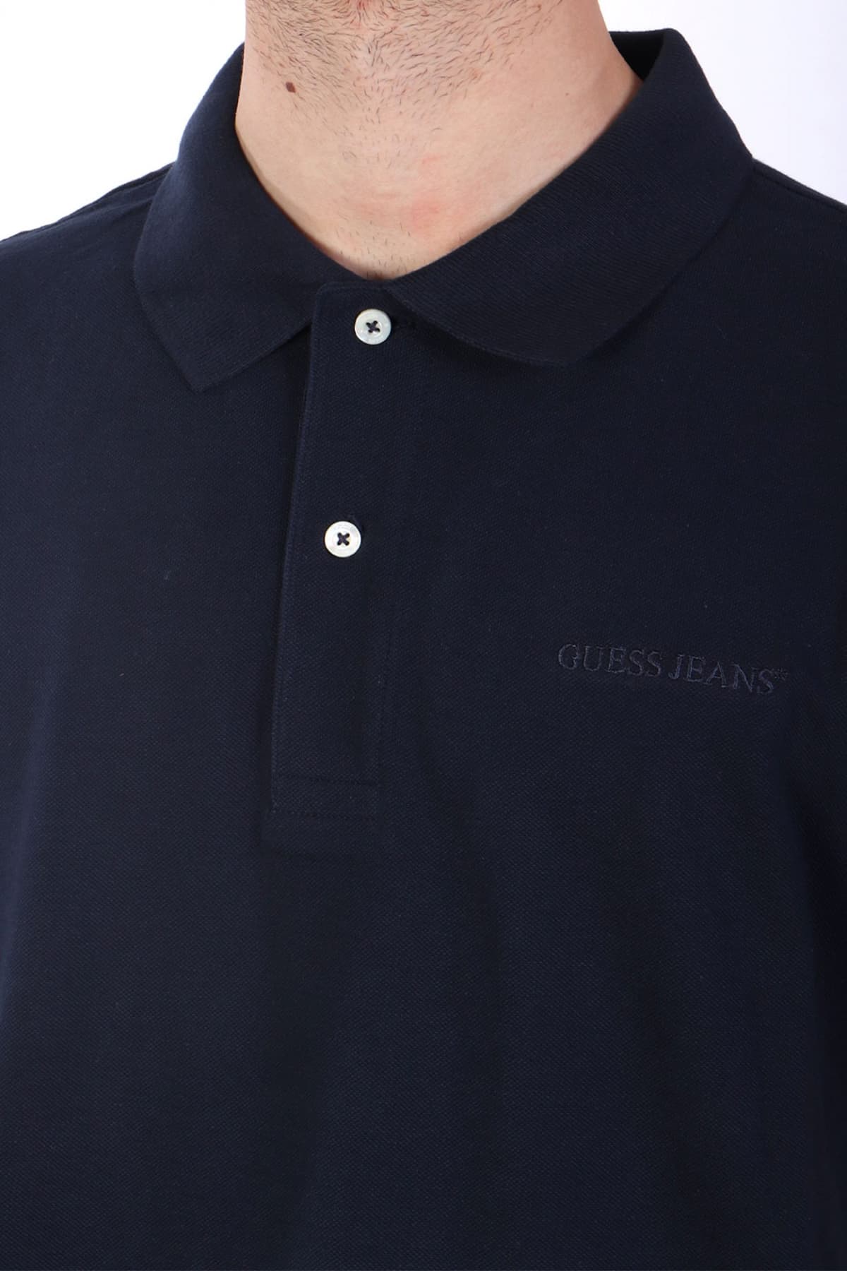 Men's Polo Shirts Guess Jeans Blue