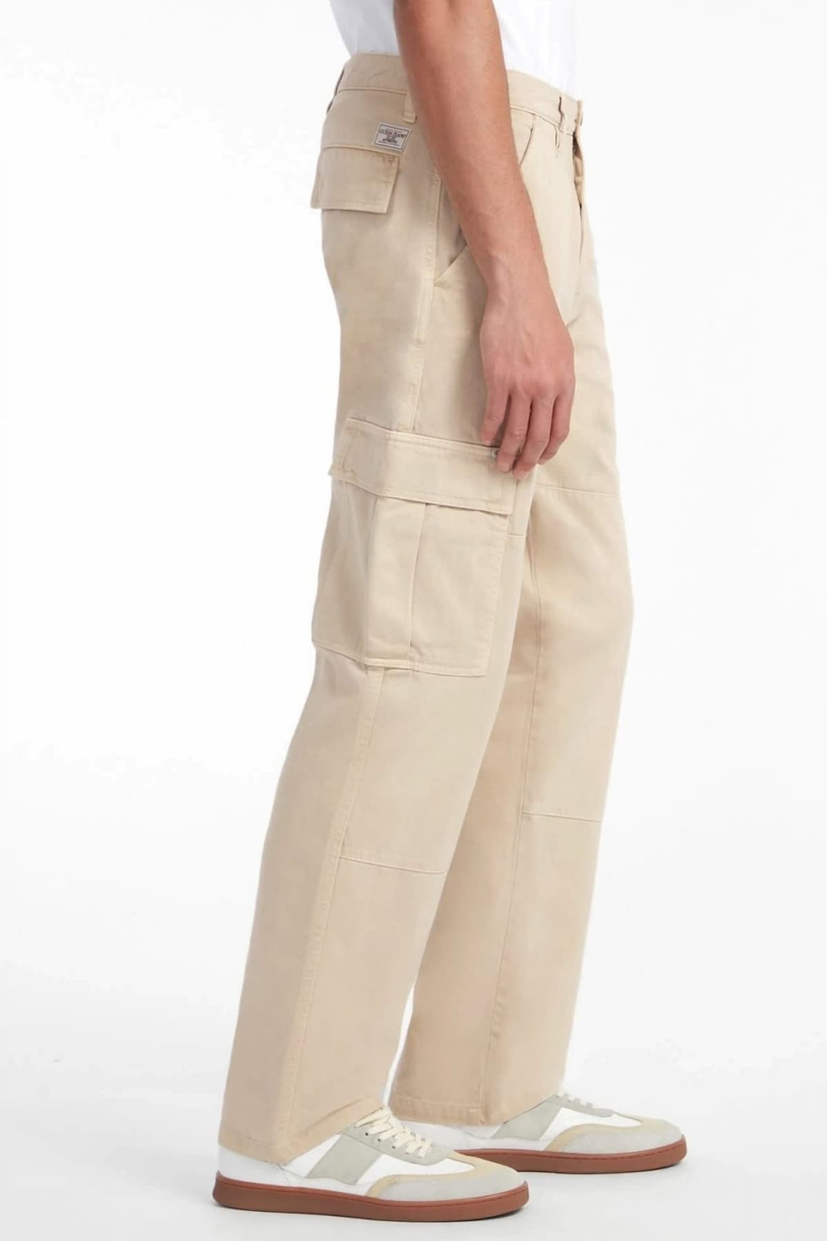 GUESS JEANS ΠΑΝΤΕΛΟΝΙ CARGO ΜΠΕΖ