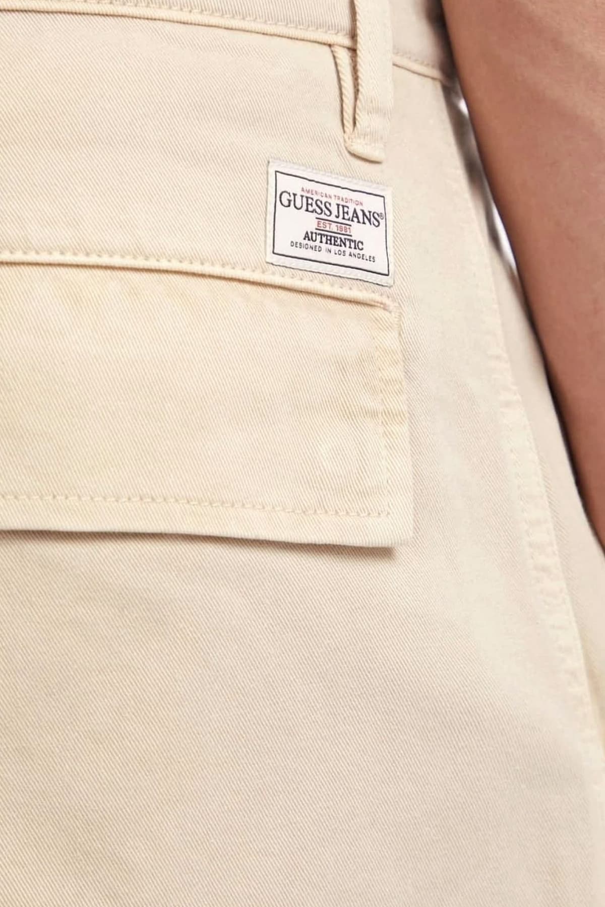 GUESS JEANS ΠΑΝΤΕΛΟΝΙ CARGO ΜΠΕΖ