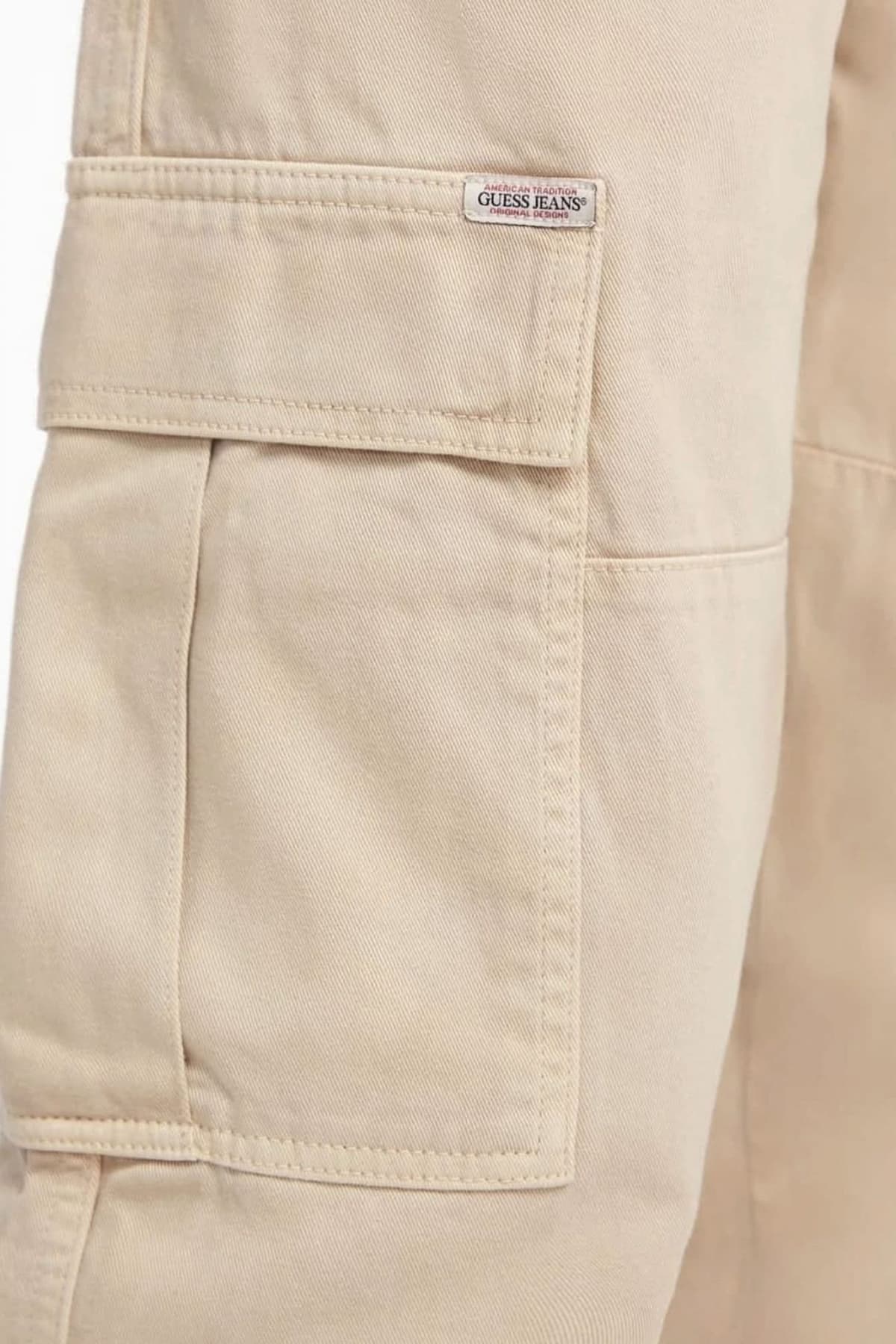 GUESS JEANS ΠΑΝΤΕΛΟΝΙ CARGO ΜΠΕΖ