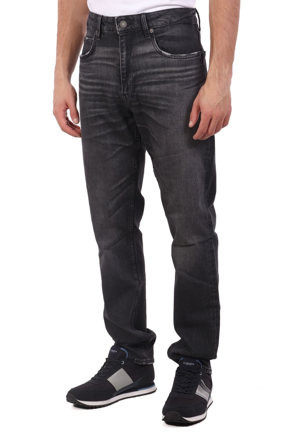 GUESS JEANS ΠΑΝΤΕΛΟΝΙ JEANS G14 SLIM FIT ΜΑΥΡΟ
