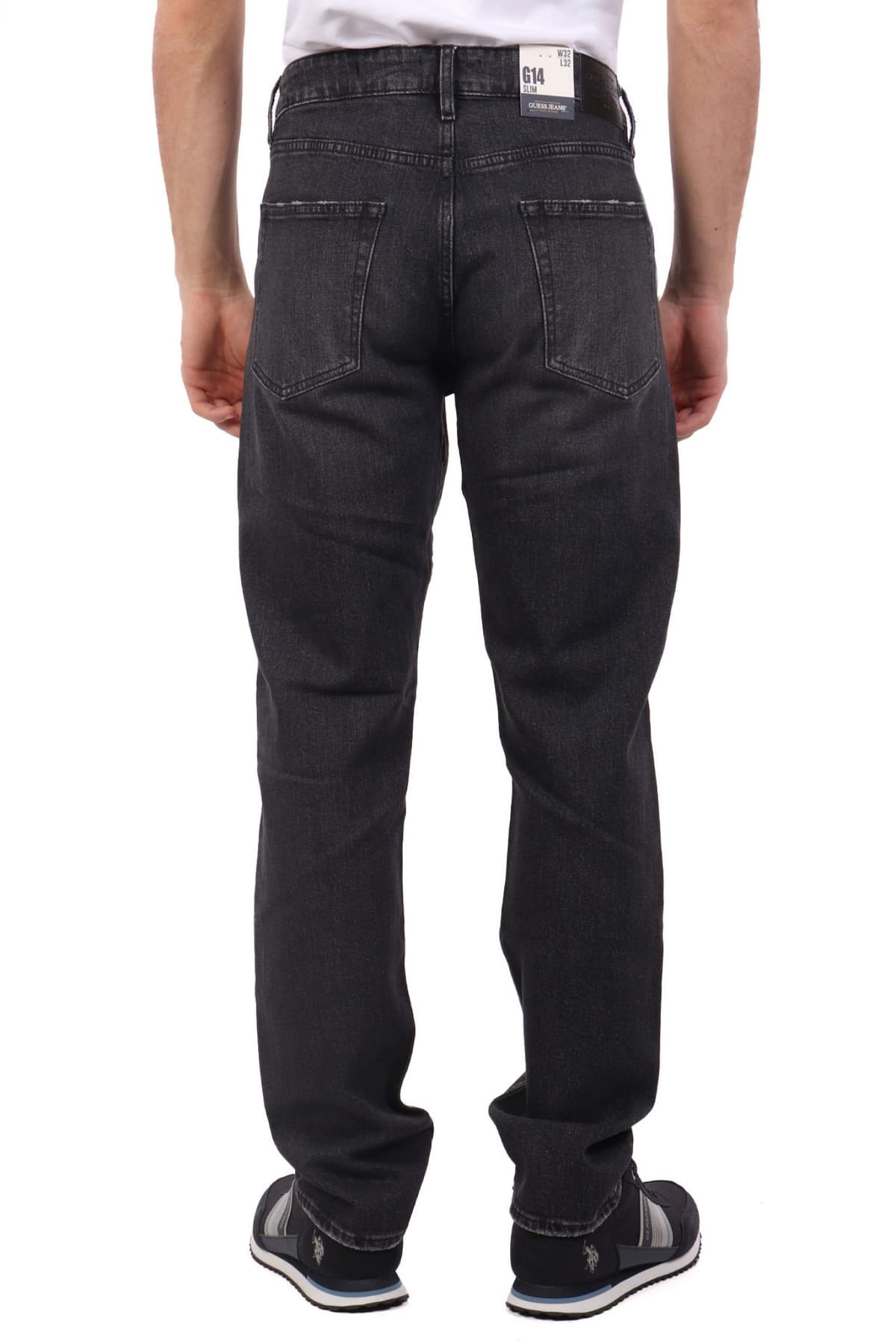 GUESS JEANS ΠΑΝΤΕΛΟΝΙ JEANS G14 SLIM FIT ΜΑΥΡΟ