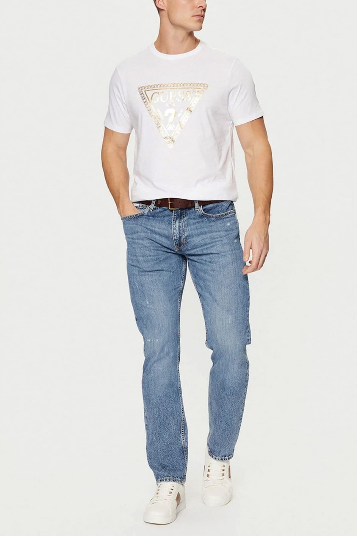 GUESS JEANS ΠΑΝΤΕΛΟΝΙ JEANS G14 SLIM FIT ΜΠΛΕ