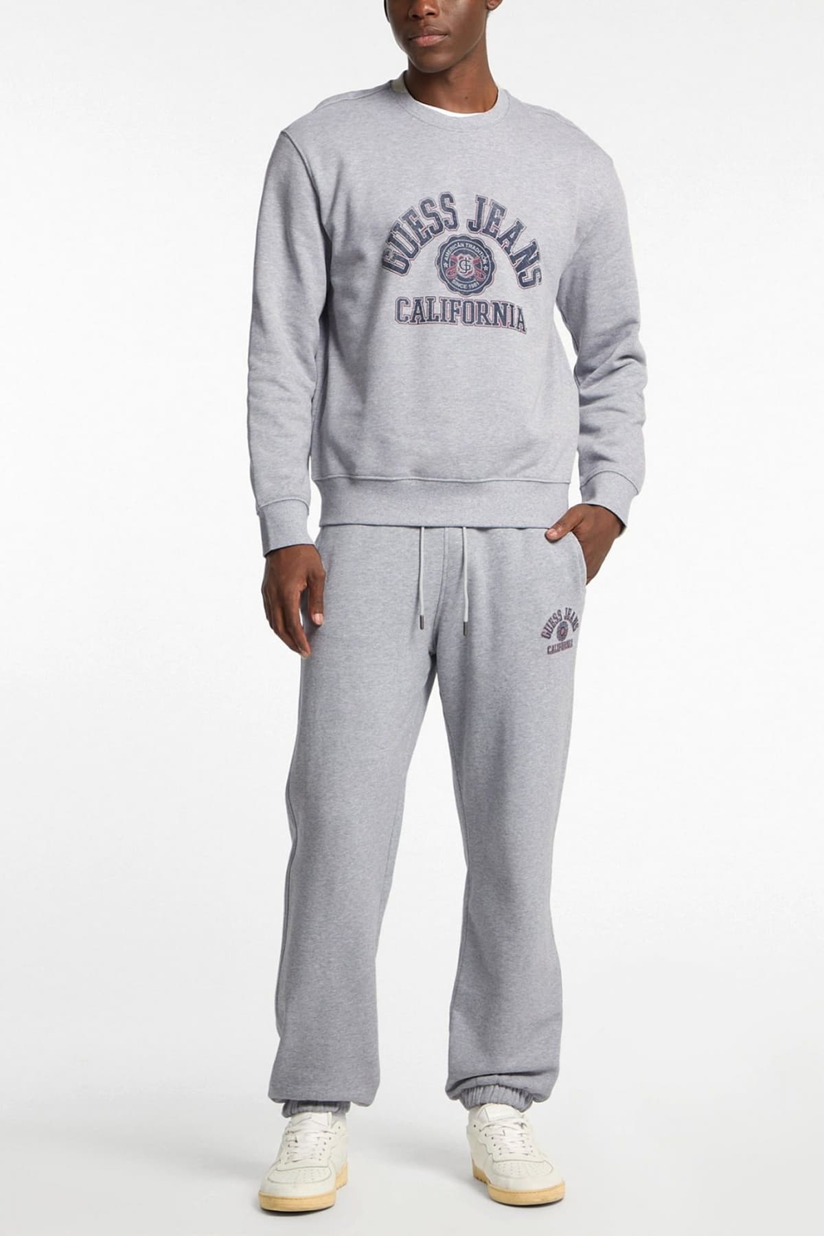 GUESS JEANS ΠΑΝΤΕΛΟΝΙ ΦΟΡΜΑ ΓΚΡΙ