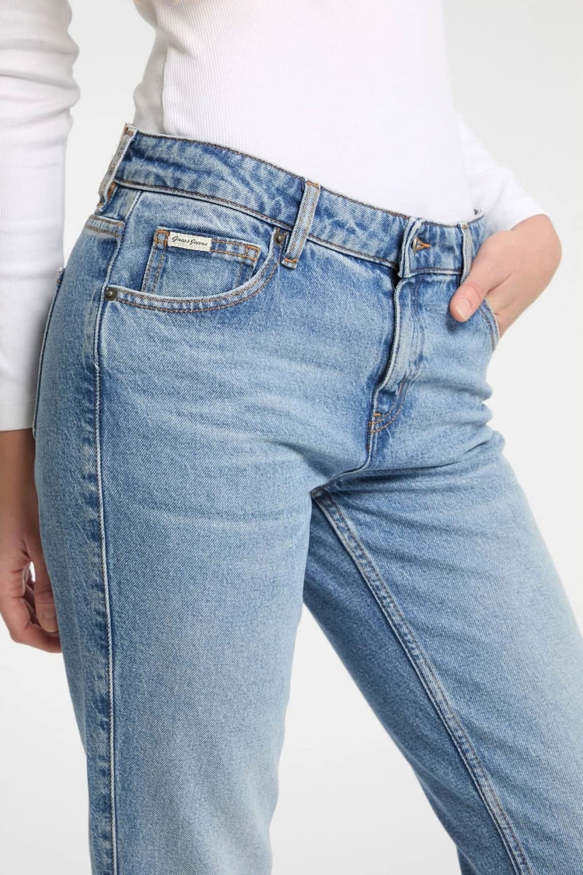 GUESS JEANS ΠΑΝΤΕΛΟΝΙ JEANS G09 BOOTCUT ΜΠΛΕ