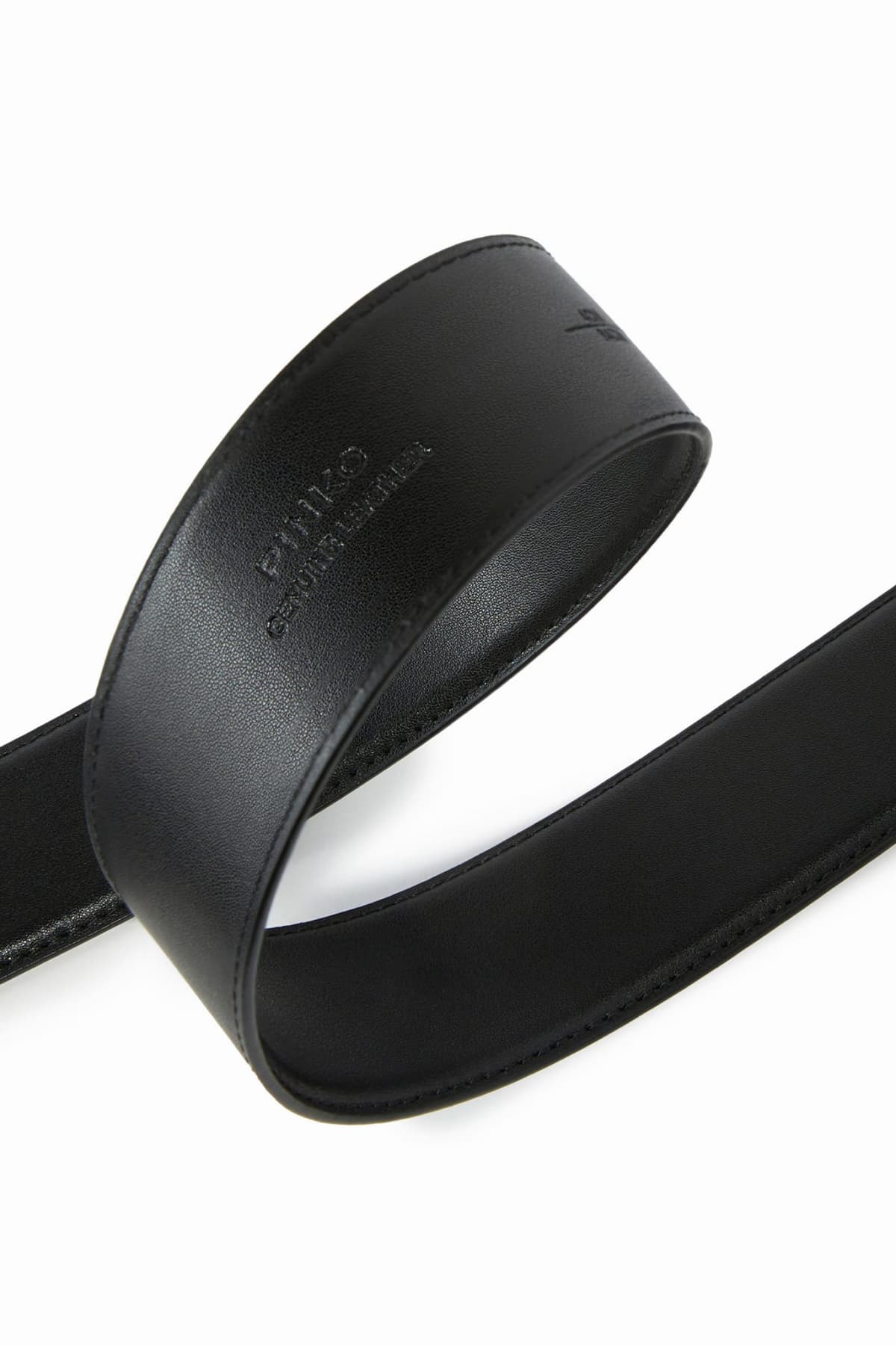 PINKO ΓΥΝΑΙΚΕΙΑ ΖΩΝΗ LOVE BERRY H4 BELT ΧΡΥΣΗ ΑΓΓΡΑΦΑ-ΜΑΥΡΟ