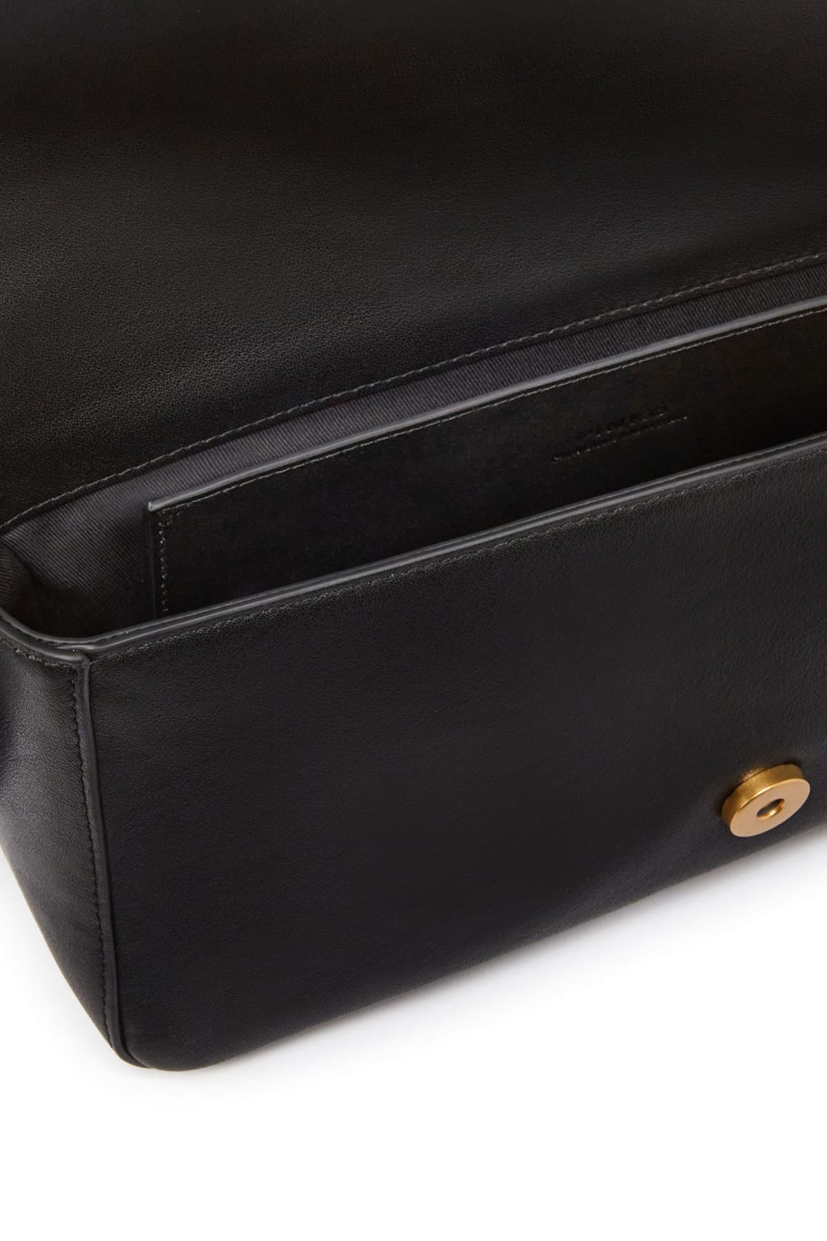 PINKO ΓΥΝΑΙΚΕΙΑ ΤΣΑΝΤΑ LOVE ONE CLASSIC SLOUCHY FL VITELLO MORBIDO ΜΑΥΡΟ