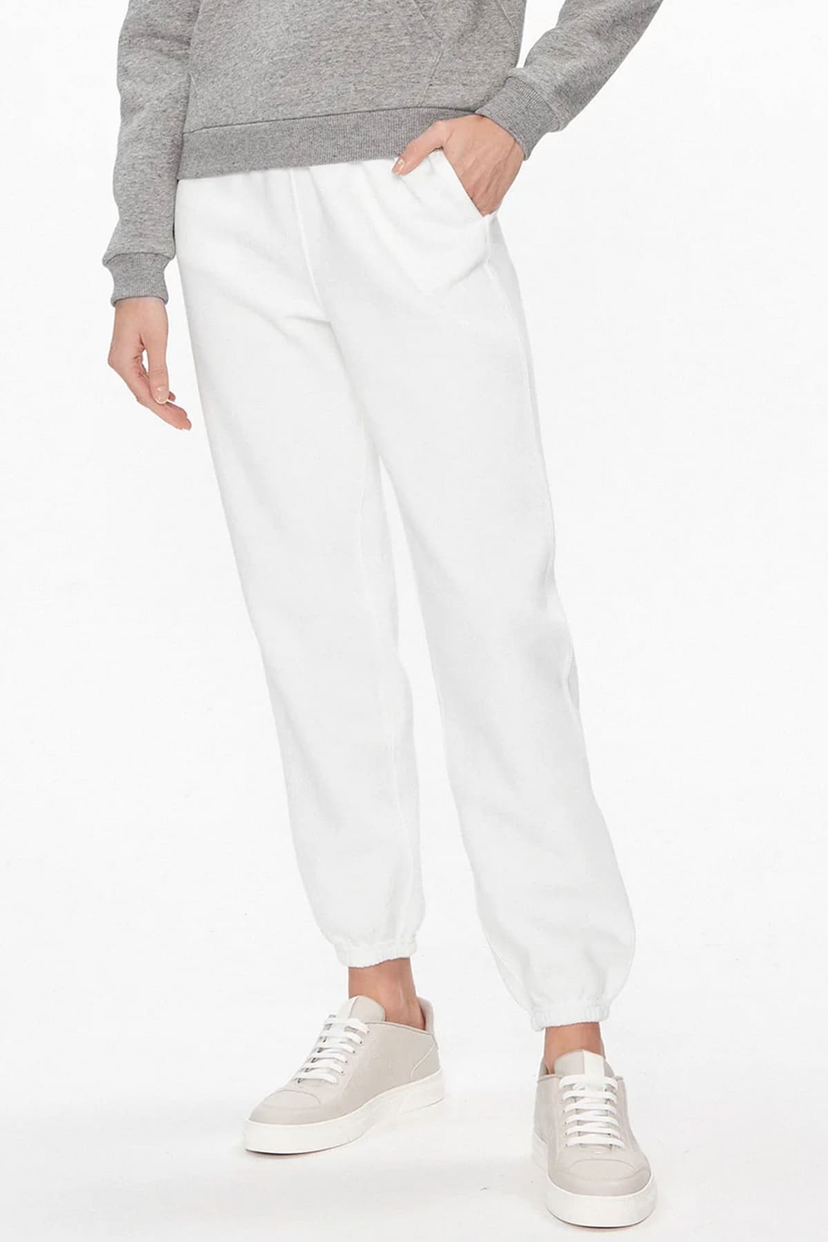 RALPH LAUREN ΠΑΝΤΕΛΟΝΙ ΦΟΡΜΑ JOGGER LOGO ΛΕΥΚΟ