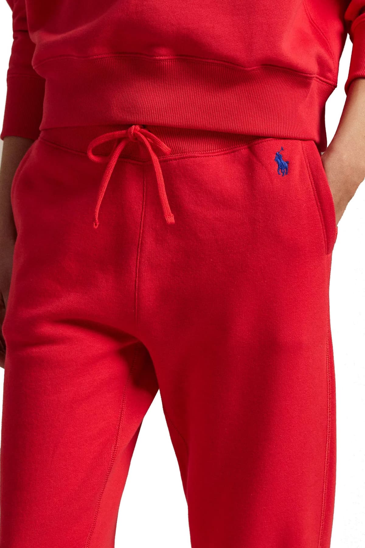 RALPH LAUREN ΠΑΝΤΕΛΟΝΙ ΦΟΡΜΑ JOGGER LOGO ΚΟΚΚΙΝΟ