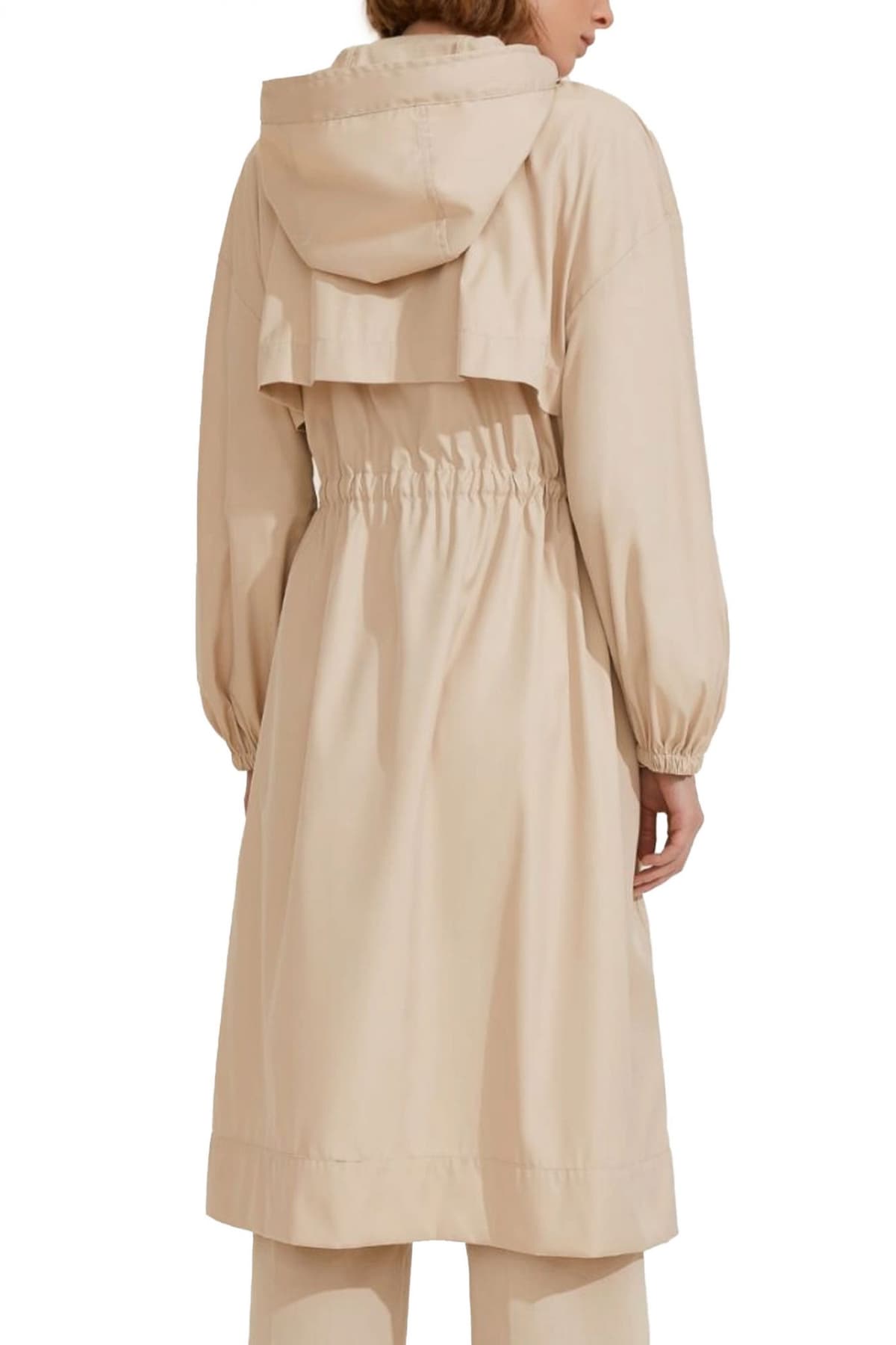 MARELLA EMME ΜΠΟΥΦΑΝ JACKET PASQUA ΜΗ ΑΠΟΣΠΩΜΕΝΗ ΚΟΥΚΟΥΛΑ ΣΟΥΡΑ ΜΕΣΗ ΜΠΕΖ