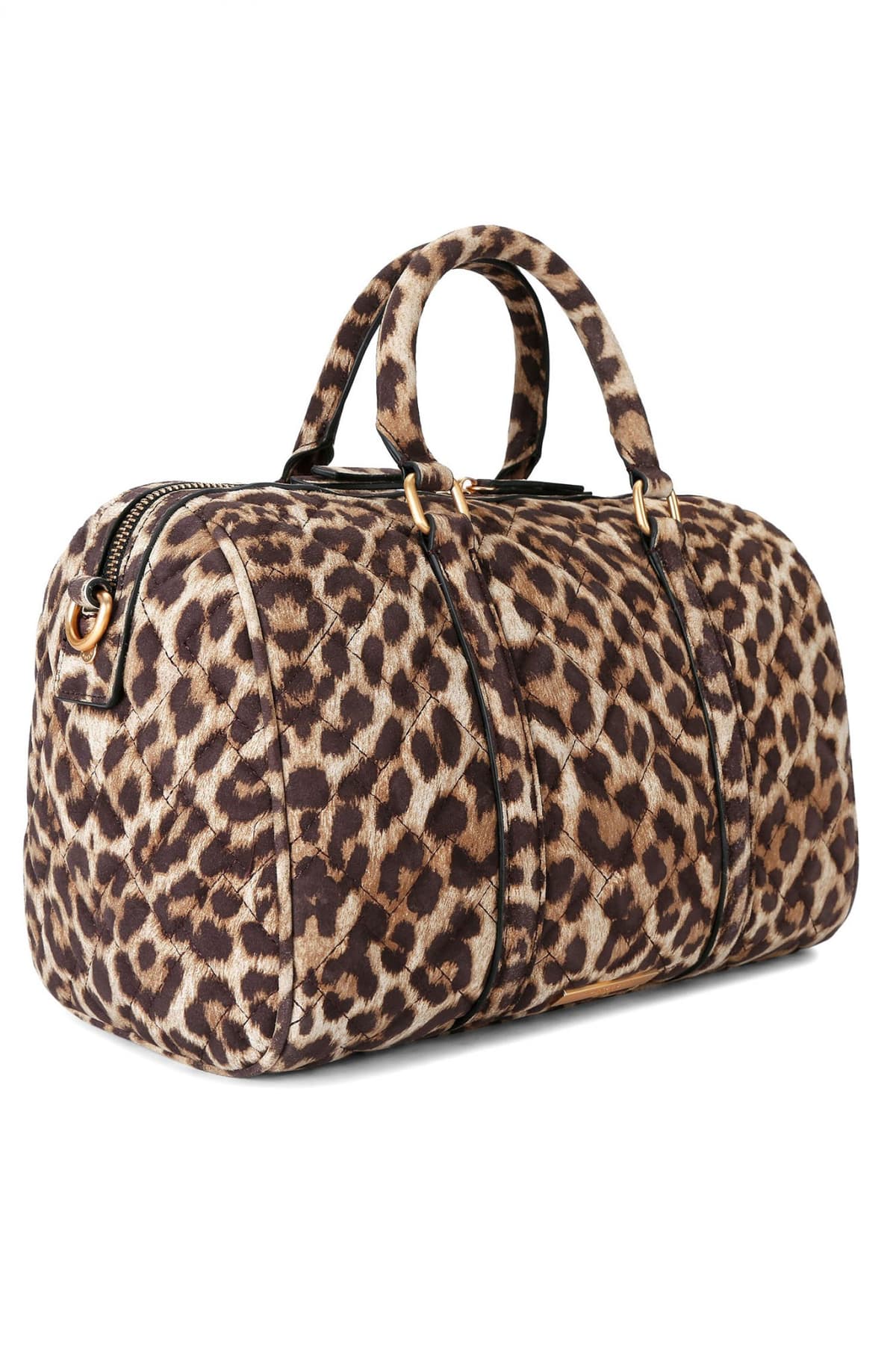 KURT GEIGER ΤΣΑΝΤA XEIΡΟΣ/CROSSBODY KENSINGTON ΒΟSTON ΛΕΟΠΑΡ ΣΟΥΕΤ ΚΑΠΙΤΟΝΕ LOGO KAΦΕ/ΜΠΕΖ