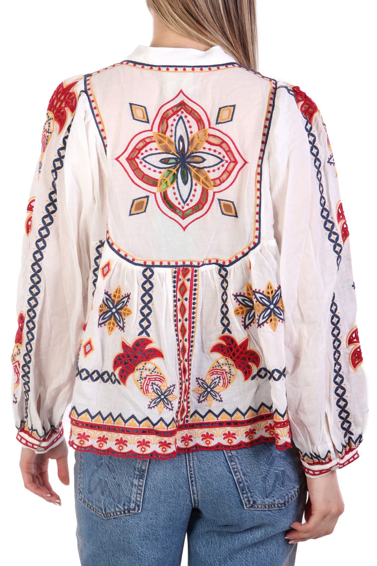 FARM RIO ΜΠΛΟΥΖΑ-ΠΟΥΚΑΜΙΣΟ MARYS TILES ΚΕΝΤΗΜΑ ΕΚΡΟΥ