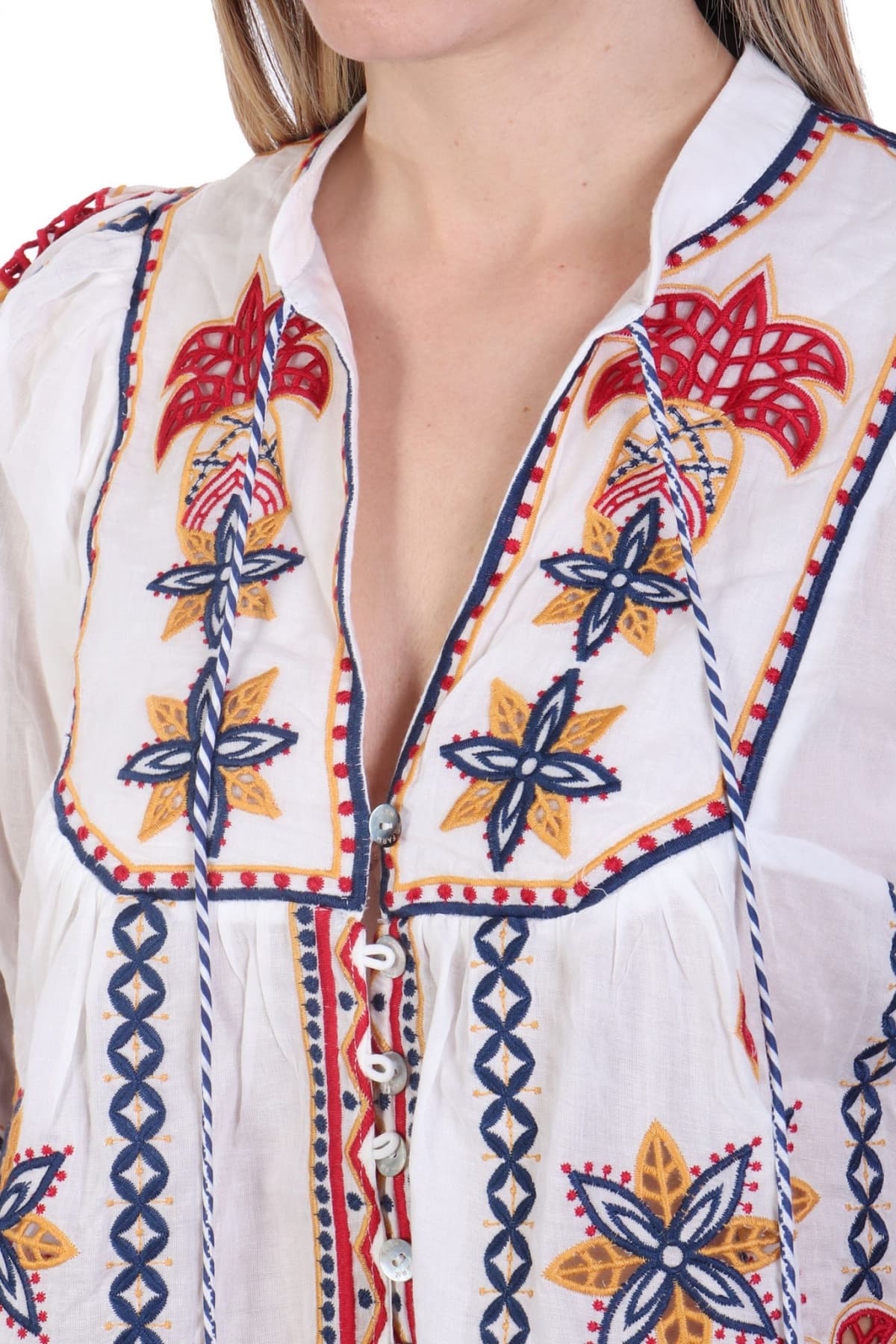 FARM RIO ΜΠΛΟΥΖΑ-ΠΟΥΚΑΜΙΣΟ MARYS TILES ΚΕΝΤΗΜΑ ΕΚΡΟΥ