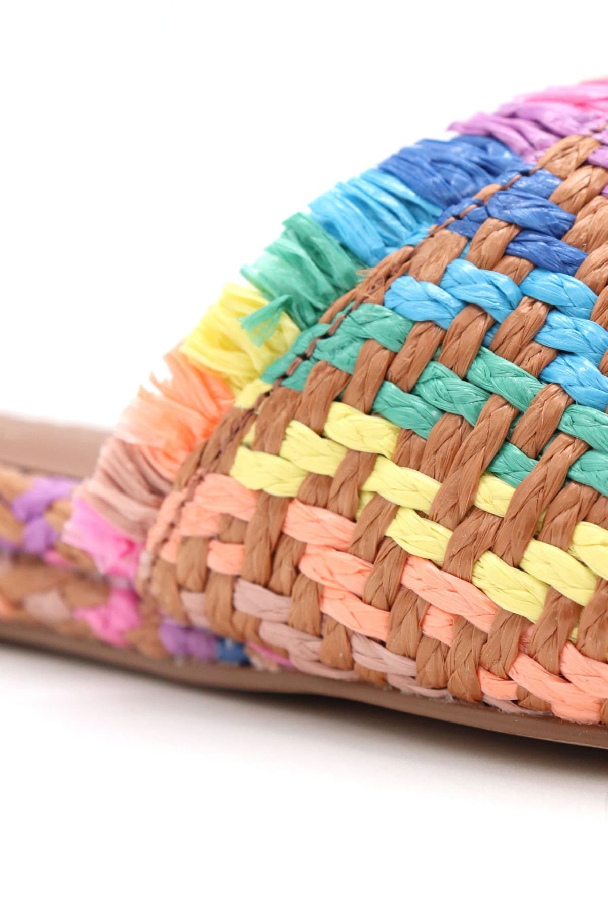 KURT GEIGER ΠΑΠΟΥΤΣΙΑ ΠΑΝΤΟΦΛΕΣ KENSINGTON FLAT SANDAL LOGO ΠΟΛΥΧΡΩΜΟ