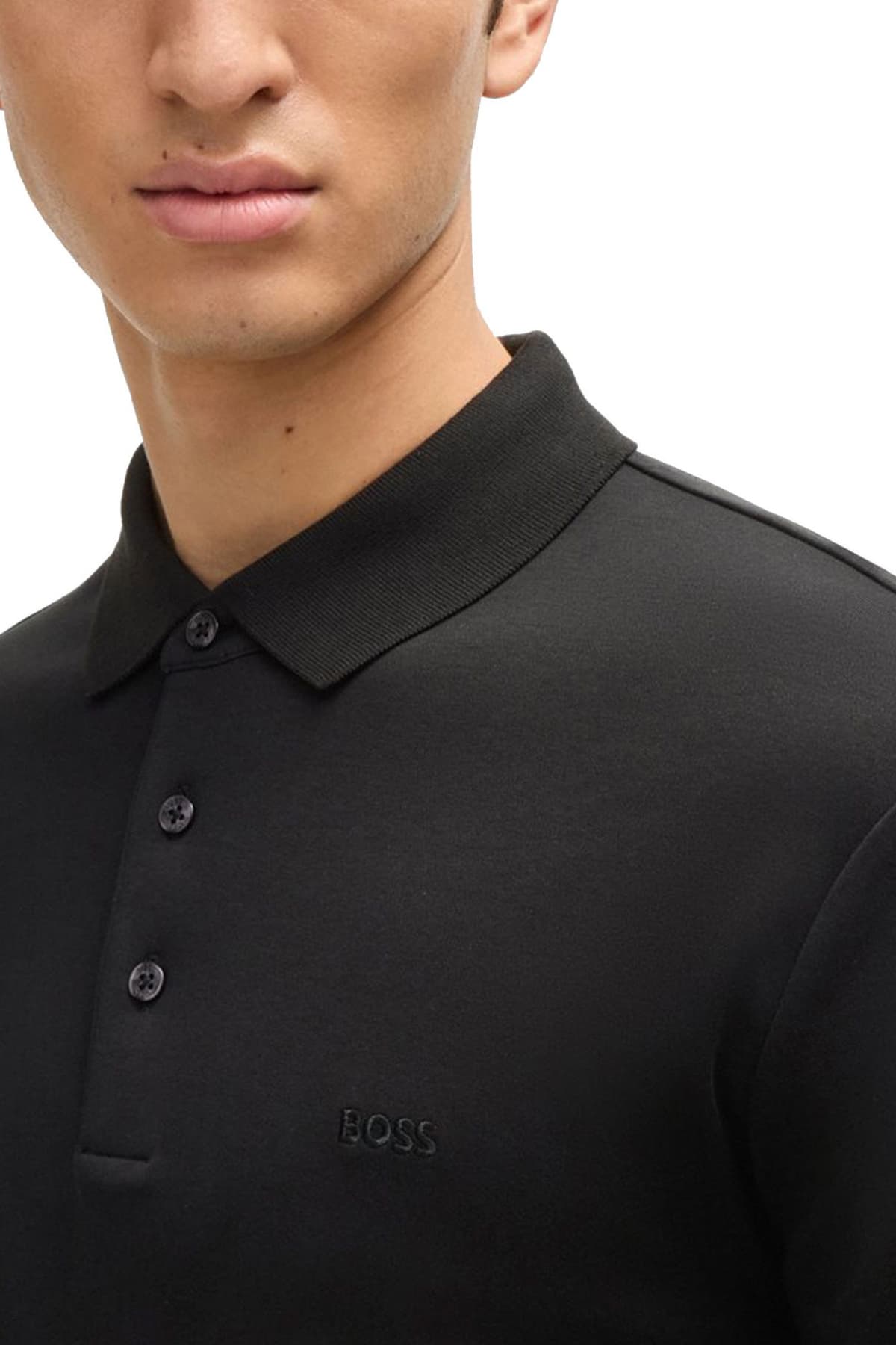 BOSS ΜΠΛΟΥΖΑ JERSEY Pado 30 50468392-001 Black