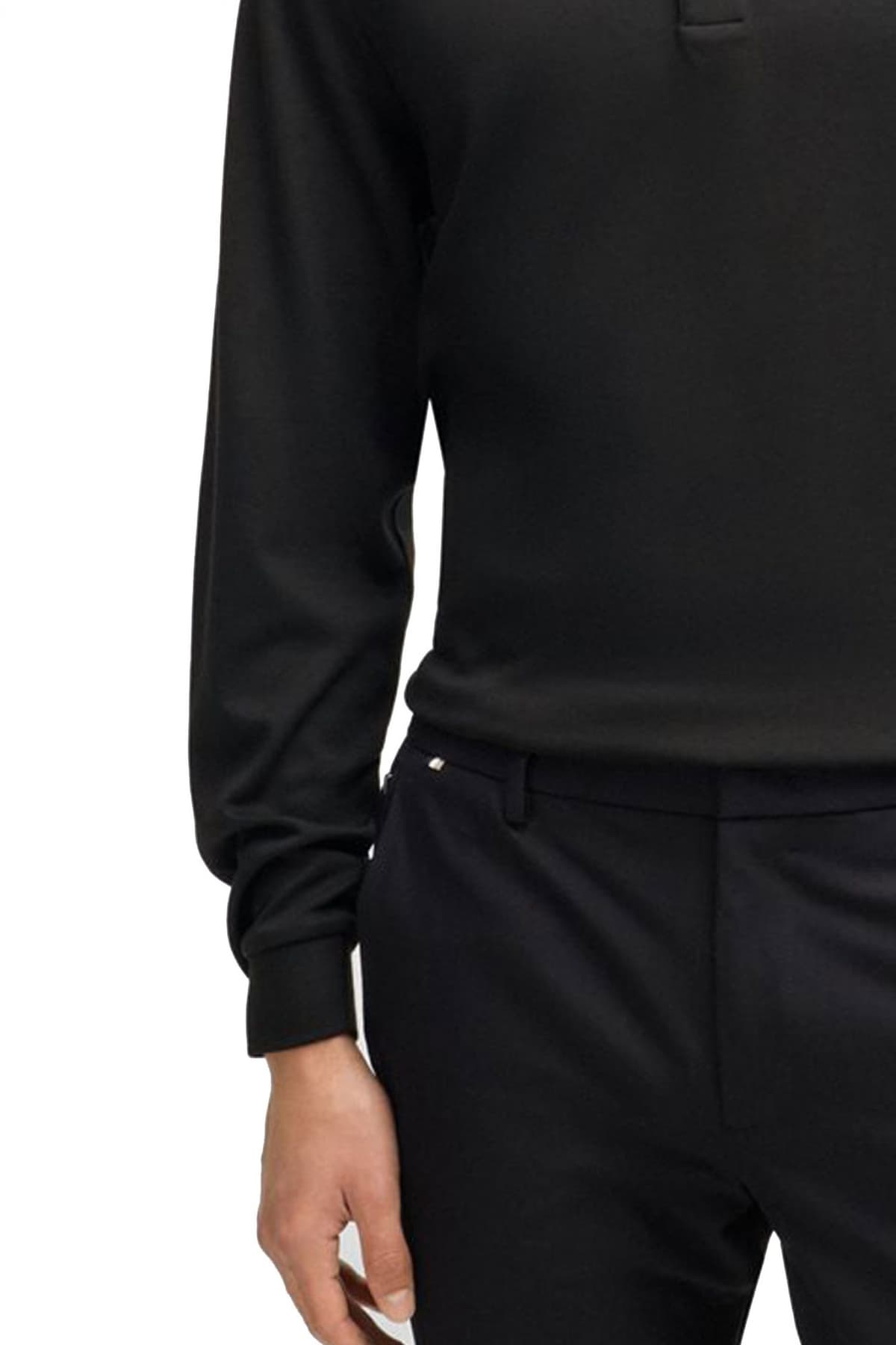 BOSS ΜΠΛΟΥΖΑ JERSEY Pado 30 50468392-001 Black