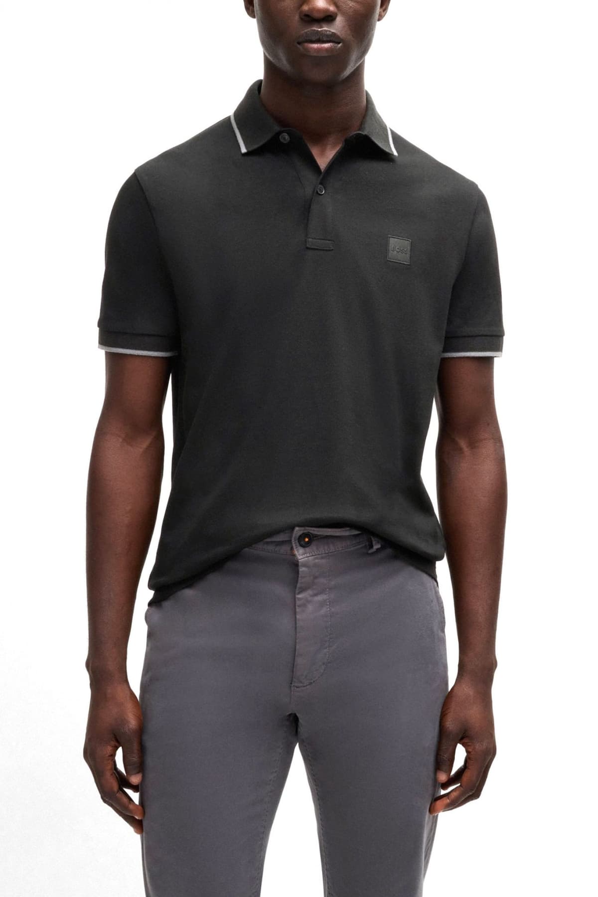 Πόλο με κοντά μανίκια BOSS Passertip