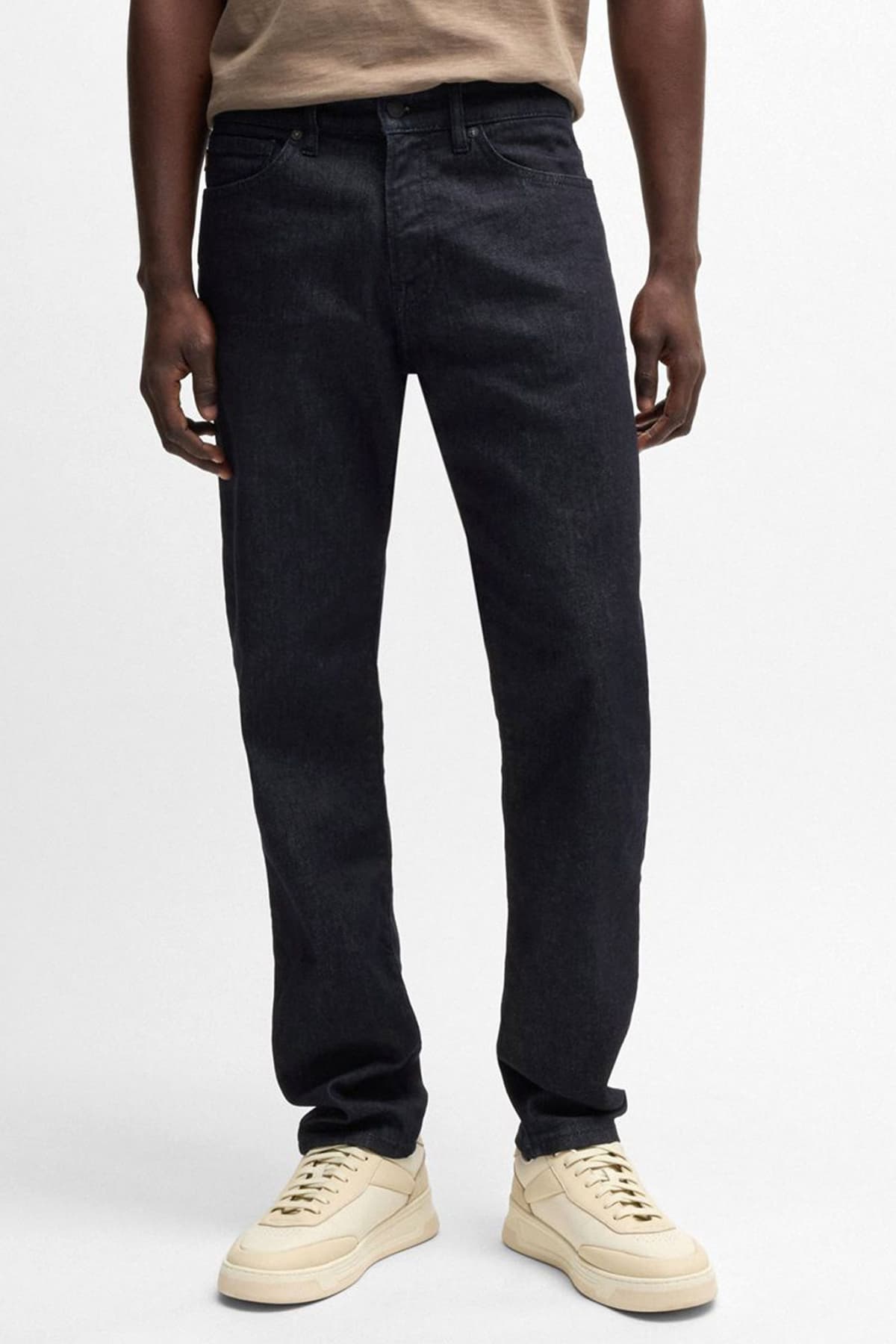 BOSS CASUAL ΠΑΝΤΕΛΟΝΙ JEANS REGULAR FIT RE.MAINE BC-C ΣΚΟΥΡΟ ΜΠΛΕ