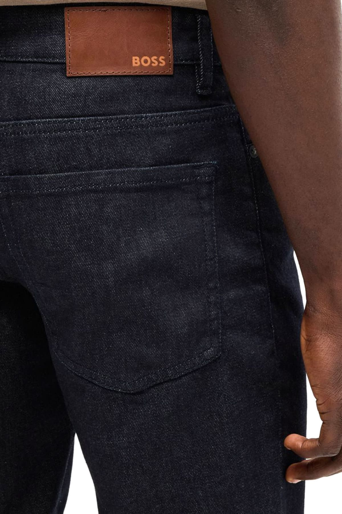 BOSS CASUAL ΠΑΝΤΕΛΟΝΙ JEANS REGULAR FIT RE.MAINE BC-C ΣΚΟΥΡΟ ΜΠΛΕ