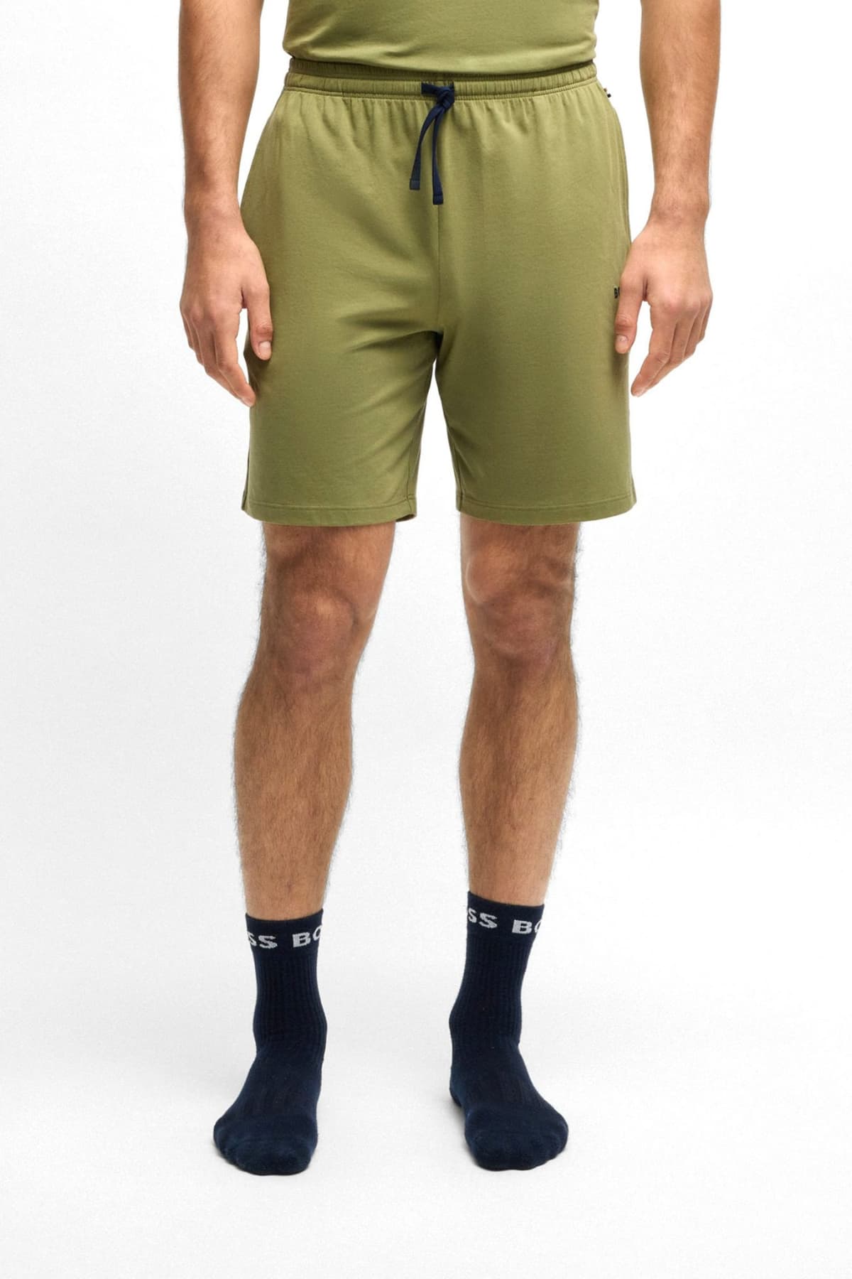 BOSS HOMEWEAR ΒΕΡΜΟΥΔΑ MIX&MATCH SHORT CW ΧΑΚΙ