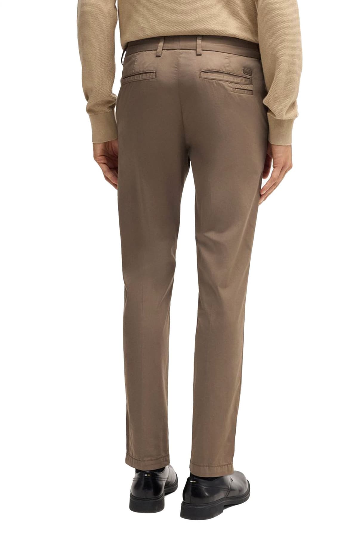 BOSS ΠΑΝΤΕΛΟΝΙ CHINO SLIM FIT H-KAITON ΠΟΥΡΟ ΚΑΦΕ