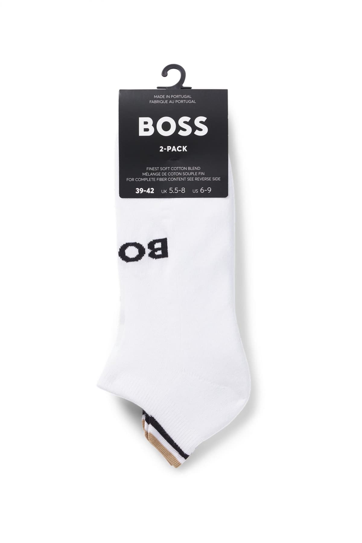 BOSS ΚΑΛΤΣΑΚΙΑ 2P SL AS ICONIC LOOP CC ΛΕΥΚΟ