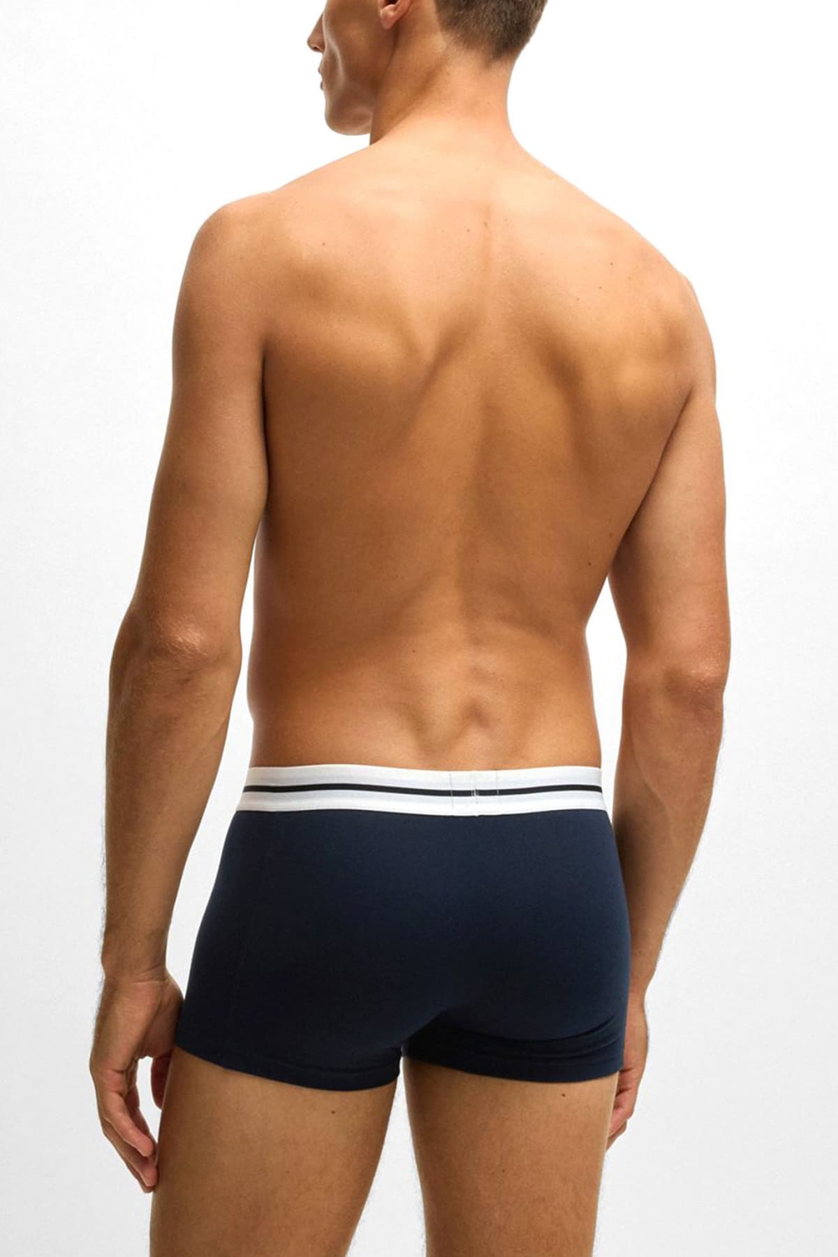 BOSS ΕΣΩΡΟΥΧΟ TRUNK 3P BOLD DESIGN ΓΑΛΑΖΙΟ-ΜΠΛΕ