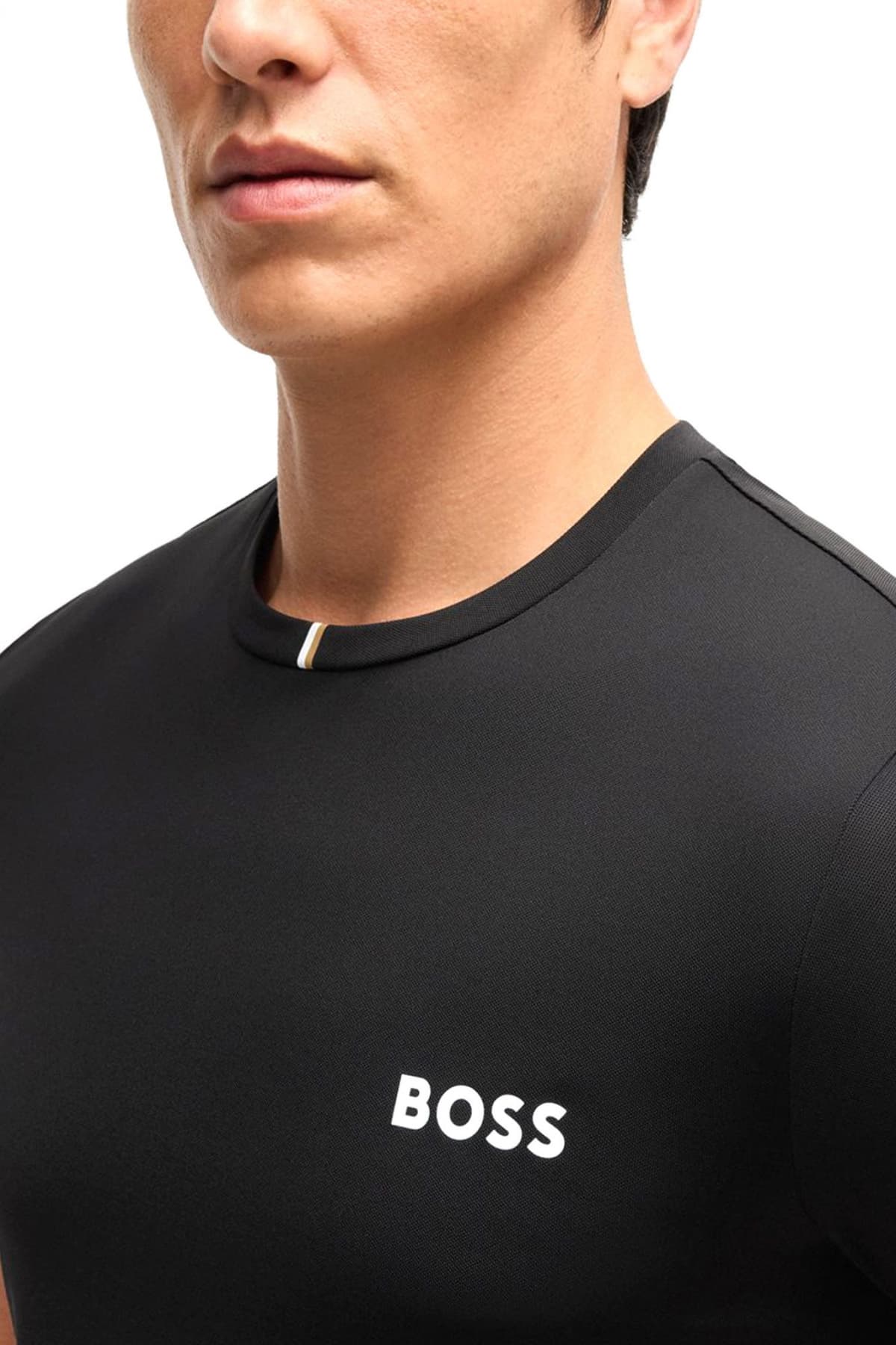 BOSS ATHLEISURE T-SHIRT TEE MB ΜΑΥΡΟ