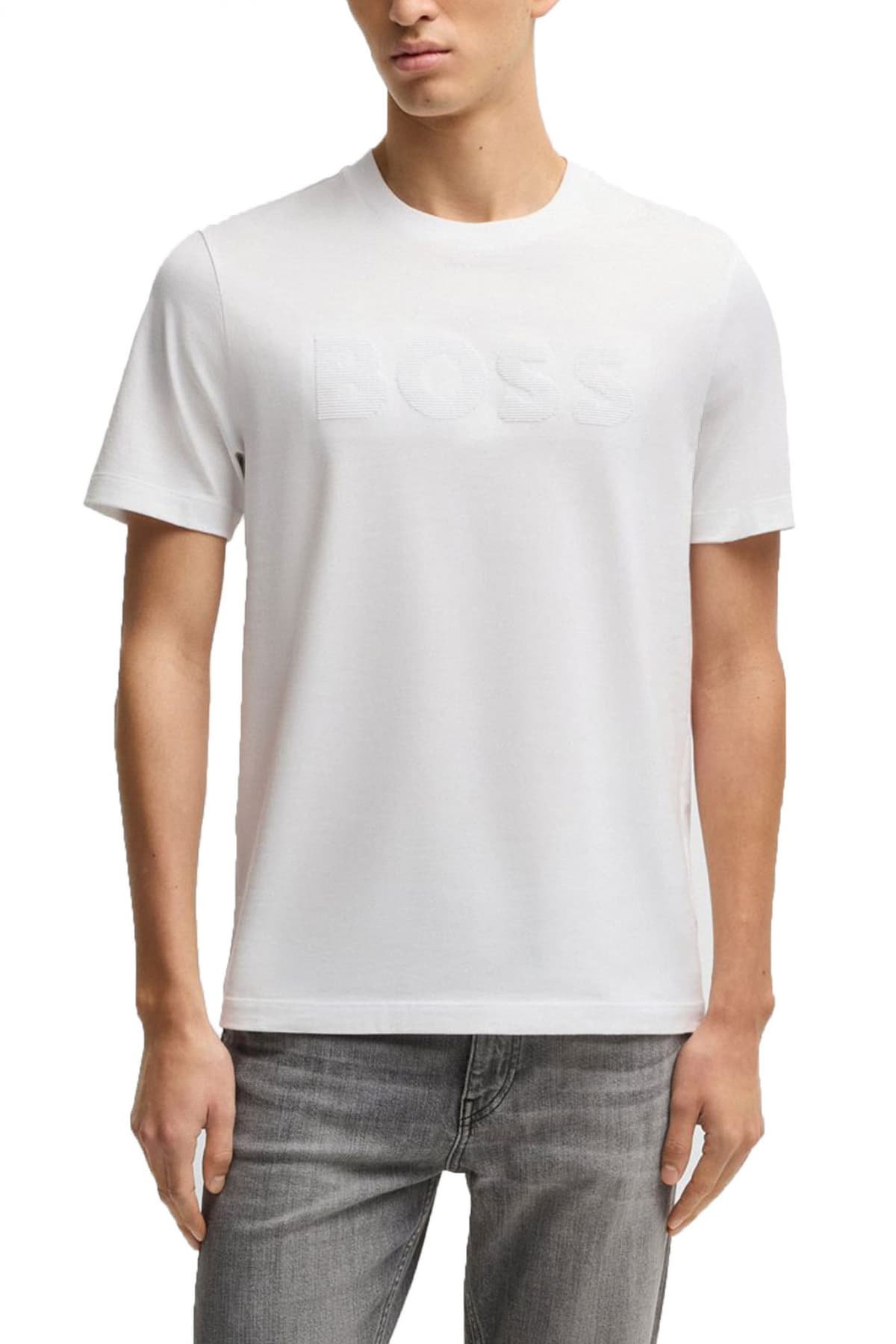 BOSS T-SHIRT C-THOMPSON 121 ΛΕΥΚΟ