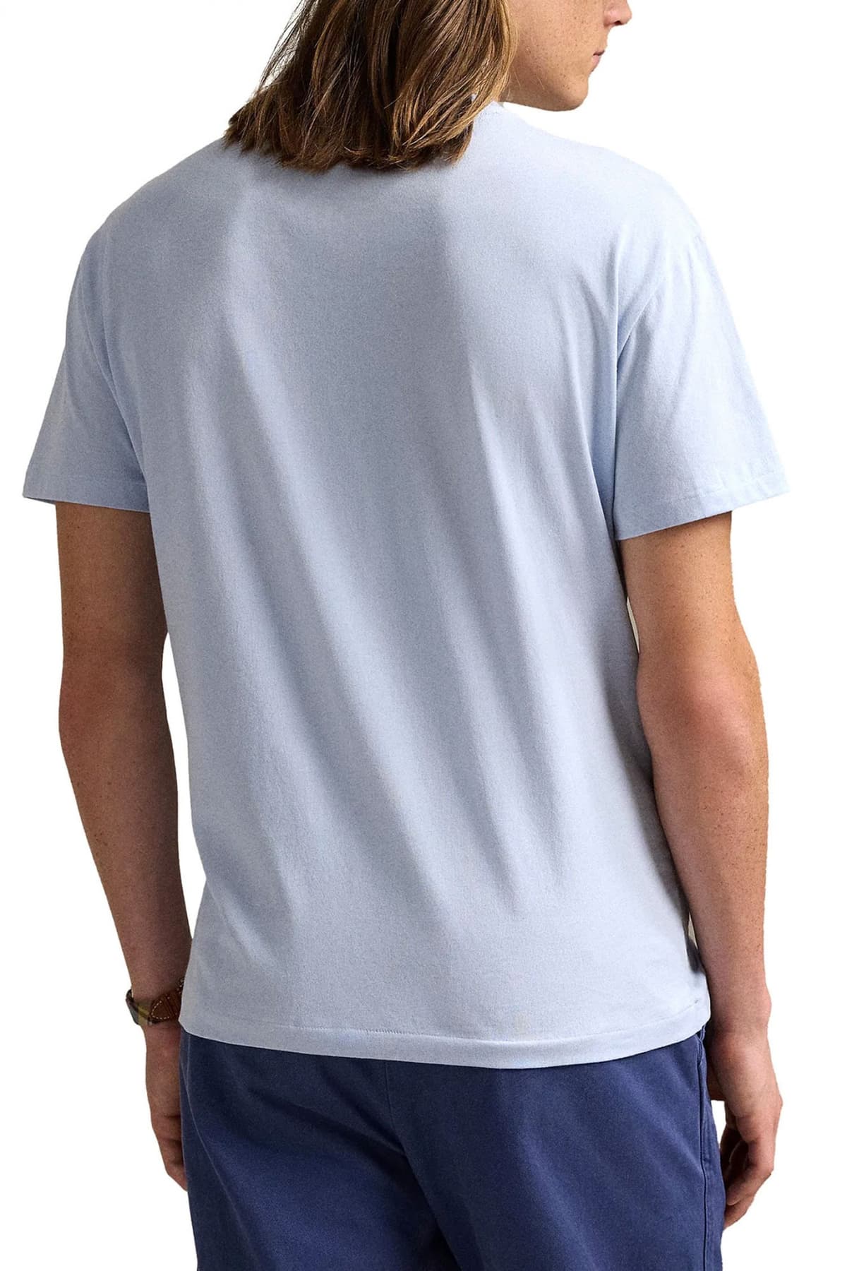 RALPH LAUREN T-SHIRT CUSTOM SLIM FIT LOGO ΓΑΛΑΖΙΟ