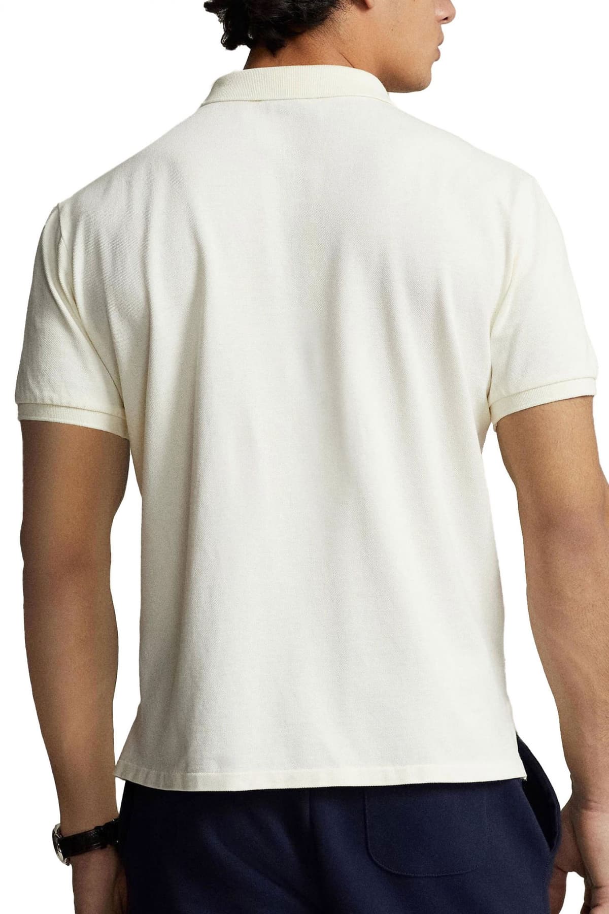 RALPH LAUREN POLO CUSTOM SLIM FIT BIG LOGO ΕΚΡΟΥ