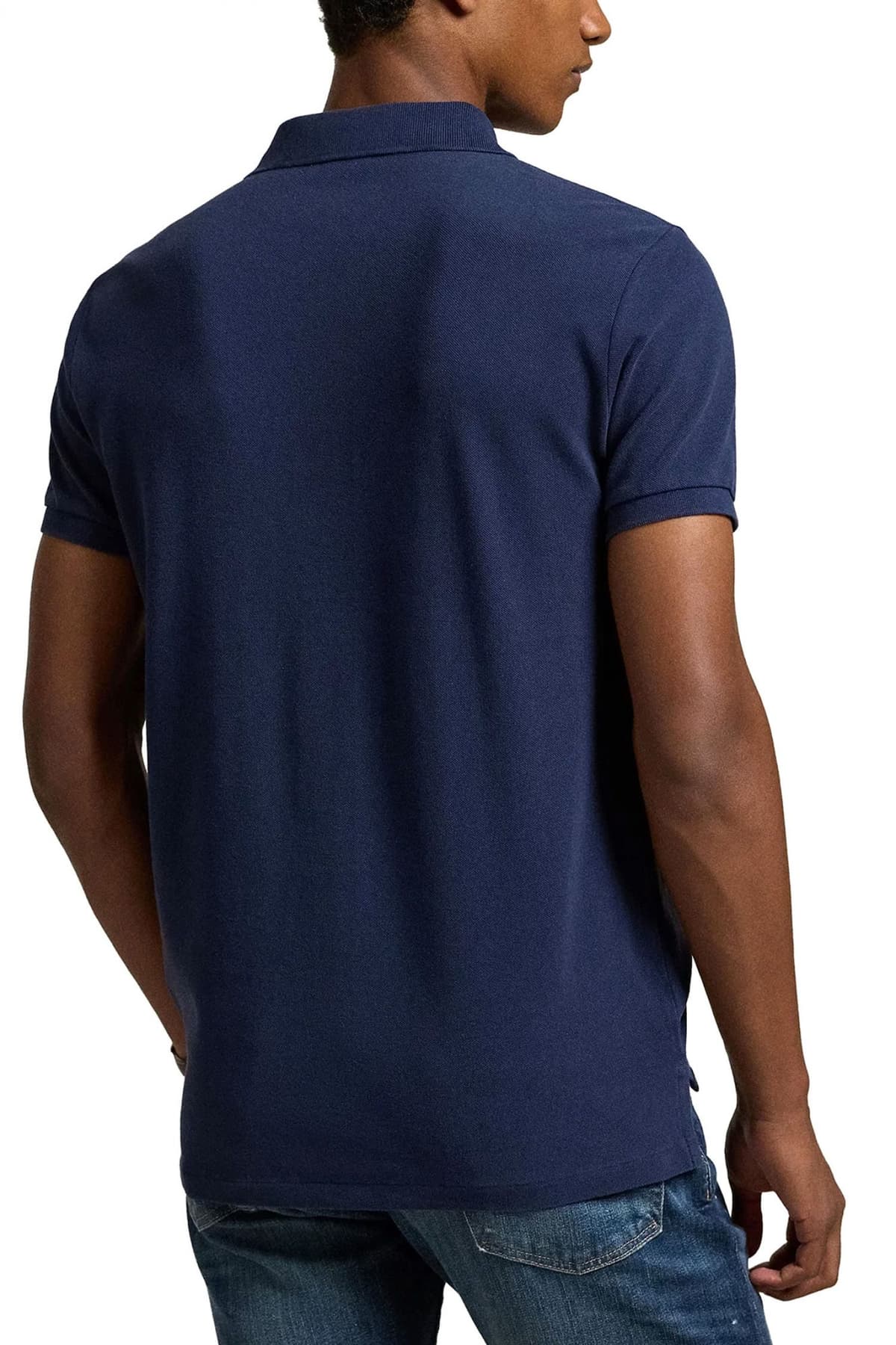 RALPH LAUREN POLO CUSTOM SLIM FIT BIG LOGO ΜΠΛΕ