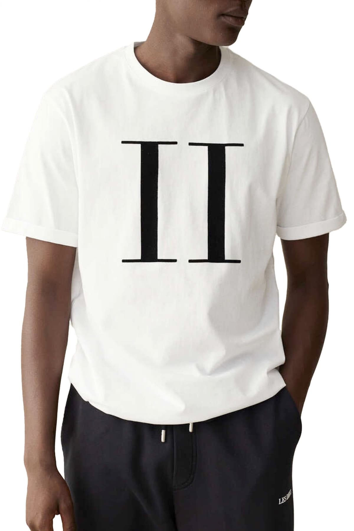 LES DEUX T-SHIRT ENCORE LOGO ΛΕΥΚΟ-ΜΑΥΡΟ