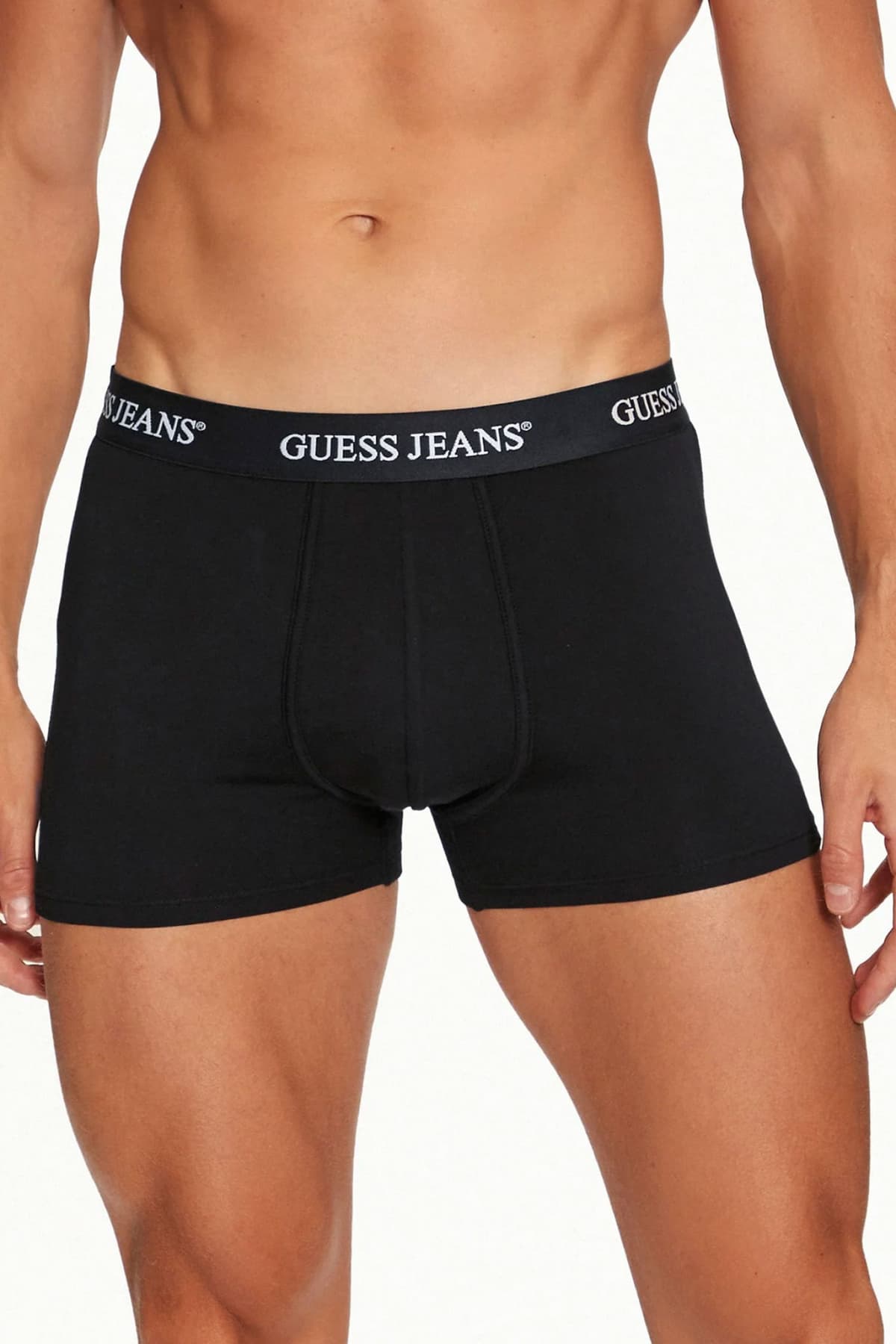 GUESS JEANS ΣΕΤ ΕΣΩΡΟΥΧΑ 3PACK COTTON STRETCH TRUNK ΜΑΥΡΟ
