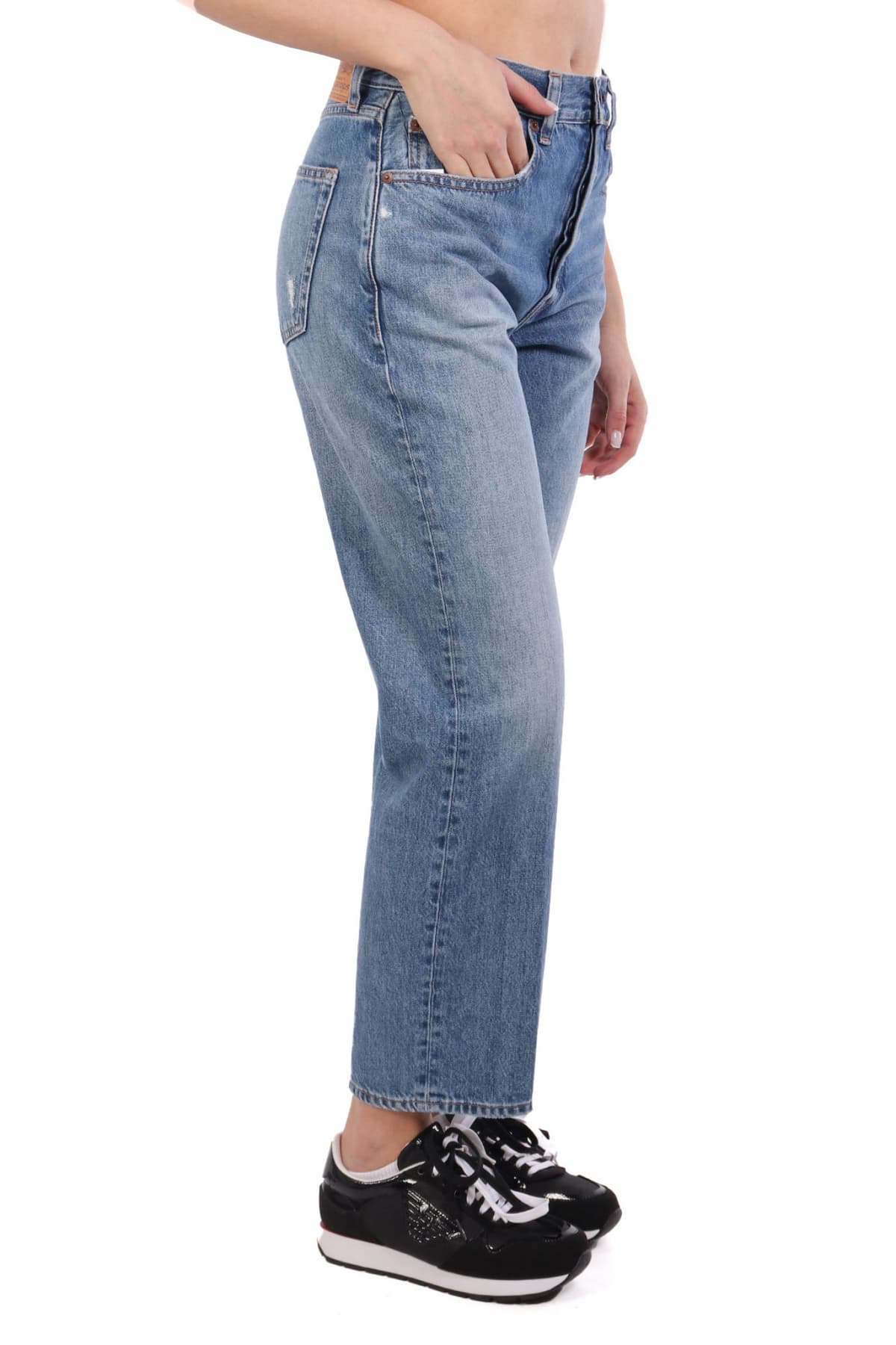 RALPH LAUREN ΠΑΝΤΕΛΟΝΙ JEANS RELAXED STRAIGHT ΜΠΛΕ