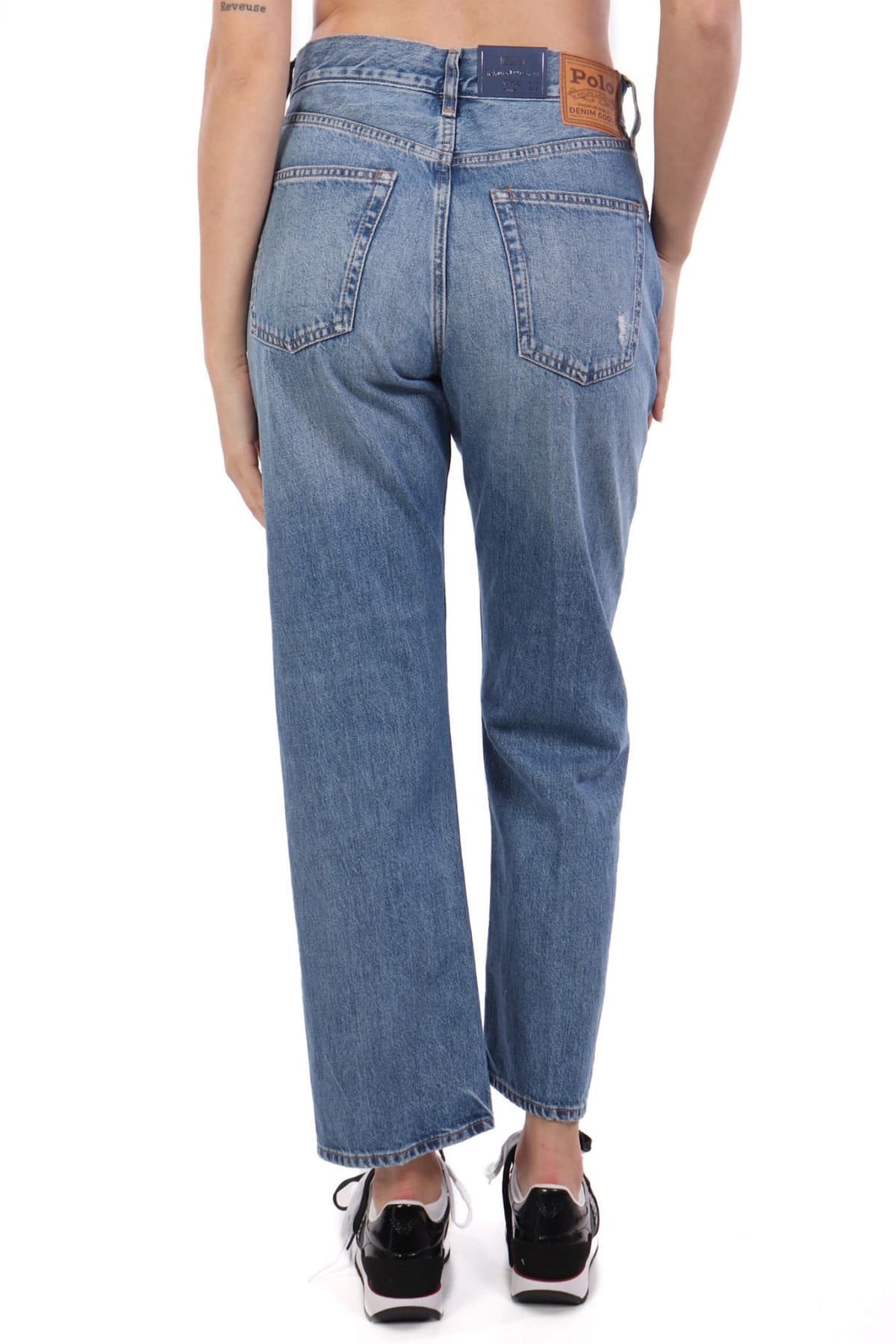 RALPH LAUREN ΠΑΝΤΕΛΟΝΙ JEANS RELAXED STRAIGHT ΜΠΛΕ