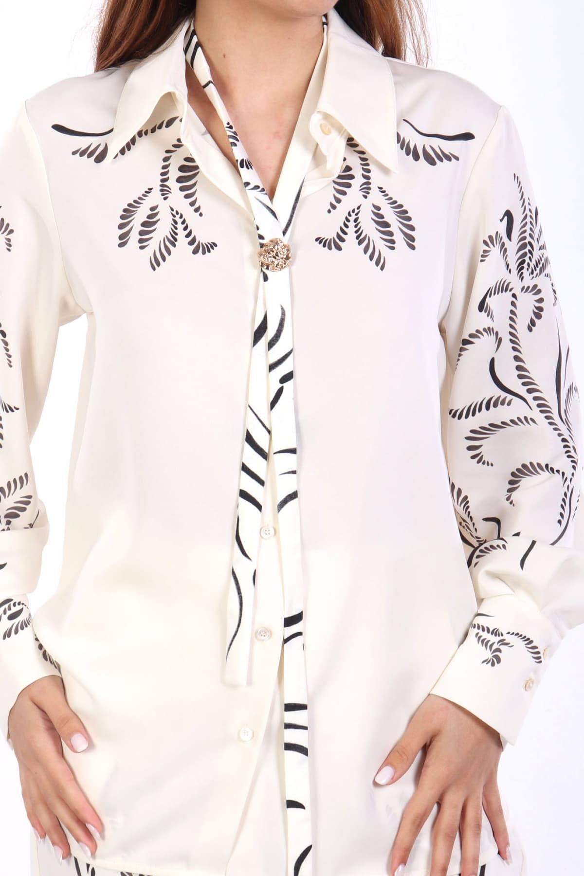 MARELLA 365 ΠΟΥΚΑΜΙΣΟ YACHT ΑΠΟΣΠΩΜΕΝΗ ΖΩΝΗ ΕΜΠΡΙΜΕ ΕΚΡΟΥ-ΜΑΥΡΟ