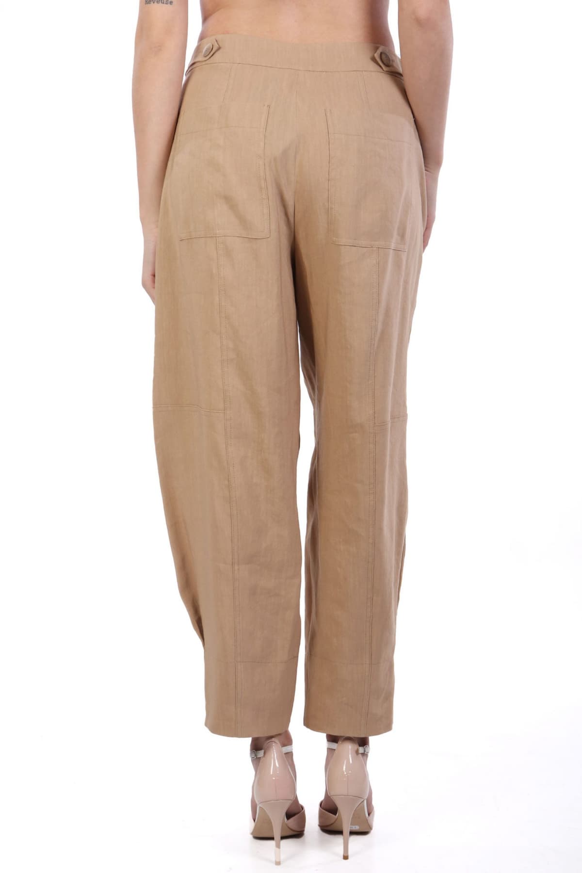 MARELLA MONOCHROME ΠΑΝΤΕΛΟΝΑ AGNELLO ΜΠΕΖ