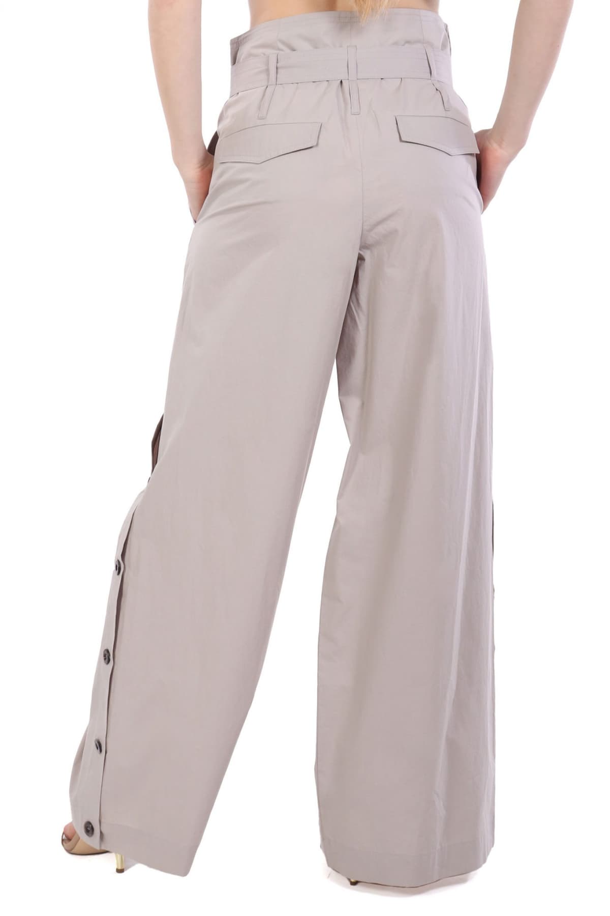 MARELLA SPORT ΠΑΝΤΕΛΟΝΑ SGOMBRO ΑΠΟΣΠΩΜΕΝΗ ΖΩΝΗ ΚΟΥΜΠΙΑ ΣΤΟ ΠΛΑΙ ΓΚΡΙ