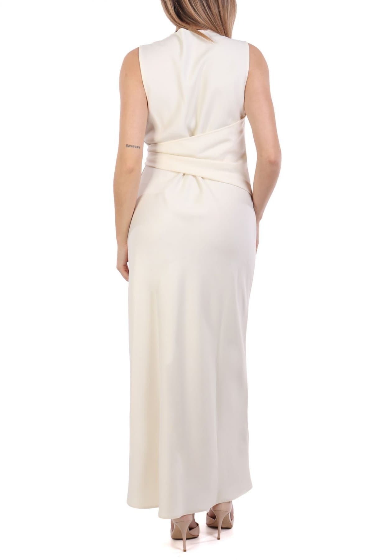 MARELLA 365 ΦΟΡΕΜΑ MAXI TITANO ΚΡΟΥΑΖΕ ΧΡΥΣΗ ΛΕΠΤΟΜΕΡΕΙΑ ΕΚΡΟΥ