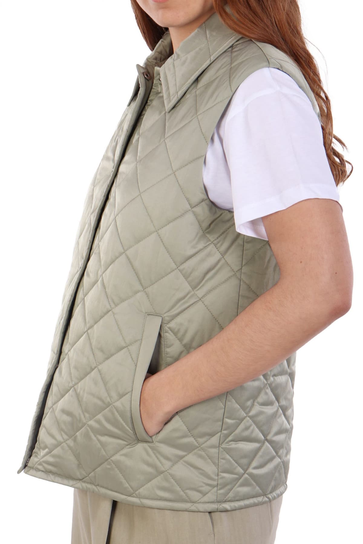 MARELLA ACCESSORI ΜΠΟΥΦΑΝ ΑΜΑΝΙΚΟ ACCENNI ΚΑΠΙΤΟΝΕ XAKI