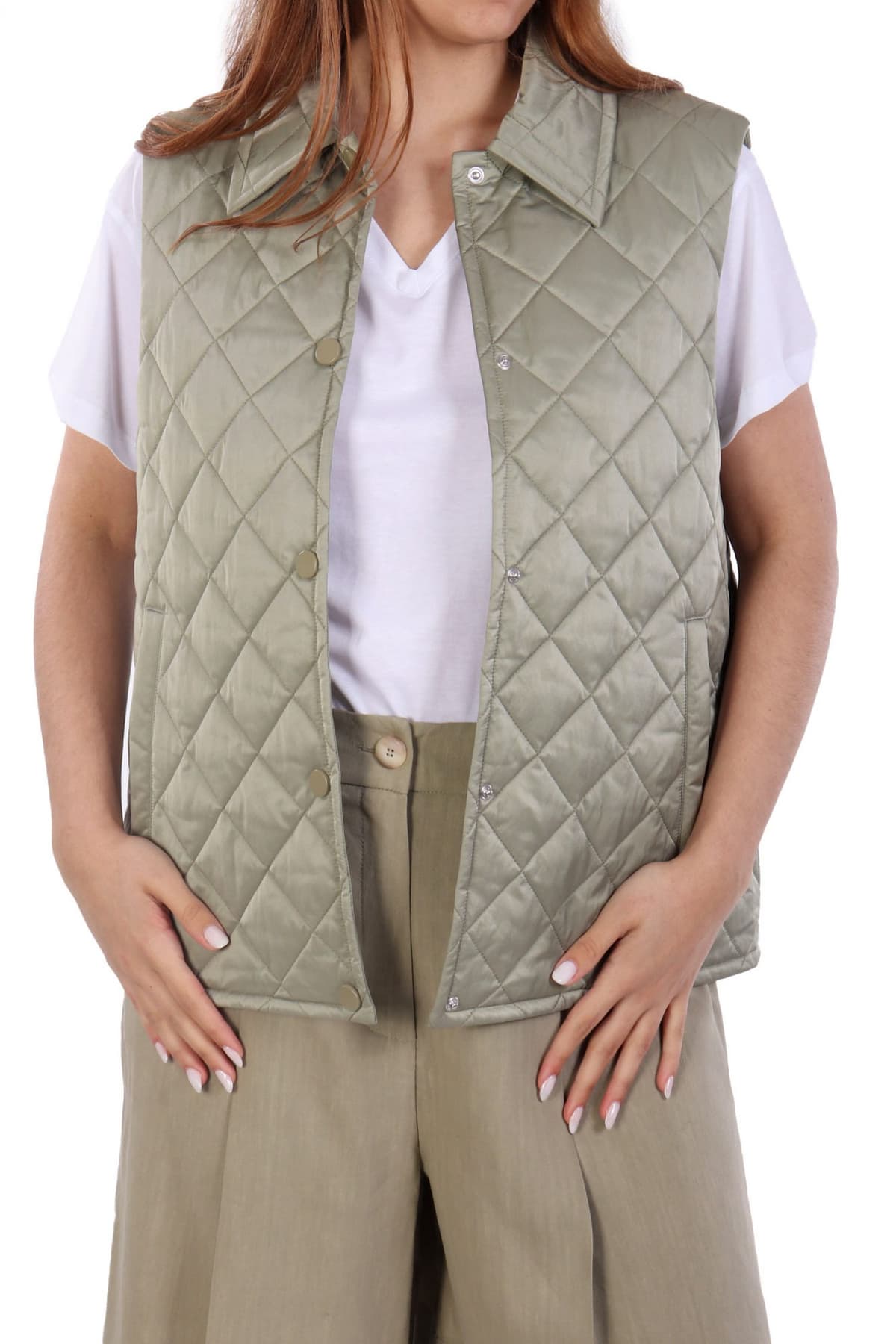 MARELLA ACCESSORI ΜΠΟΥΦΑΝ ΑΜΑΝΙΚΟ ACCENNI ΚΑΠΙΤΟΝΕ XAKI