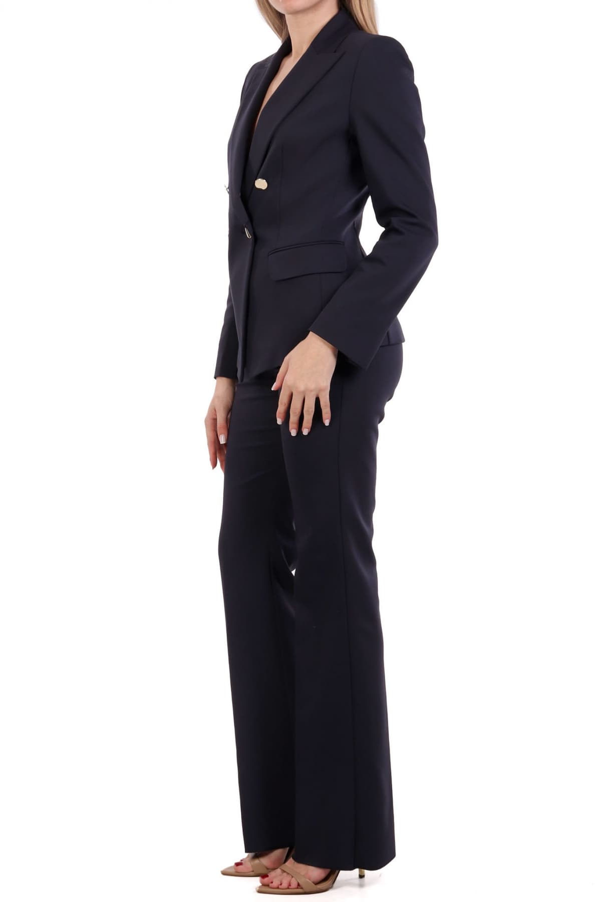 MARELLA EMME ΚΟΥΣΤΟΥΜΙ HELIER ΣΤΑΥΡΩΤΟ ΧΡΥΣΑ ΚΟΥΜΠΙΑ ΣΚΟΥΡΟ ΜΠΛΕ