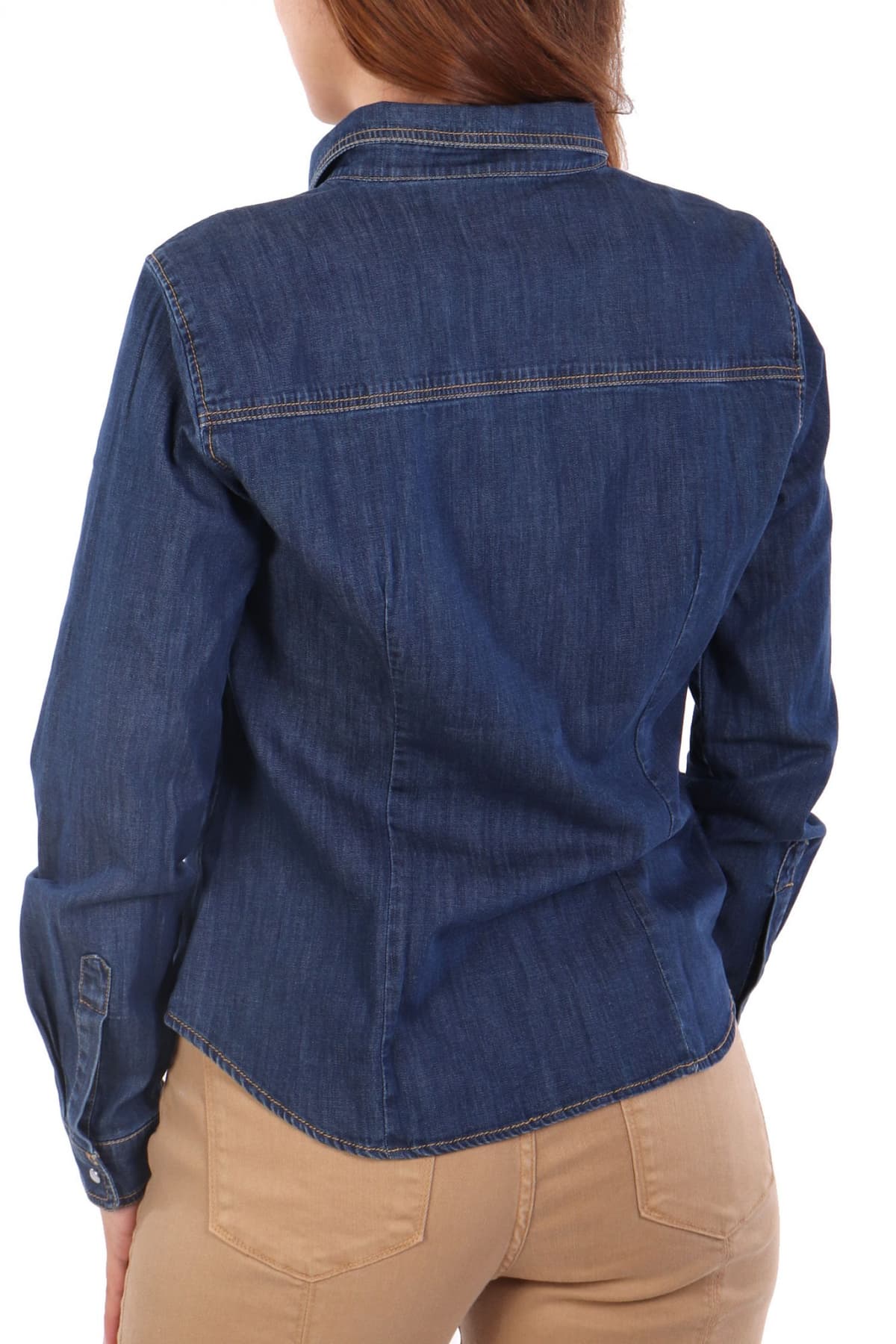 MARELLA EMME ΠΟΥΚΑΜΙΣΟ JEANS SEM ΣΚΟΥΡΟ ΜΠΛΕ