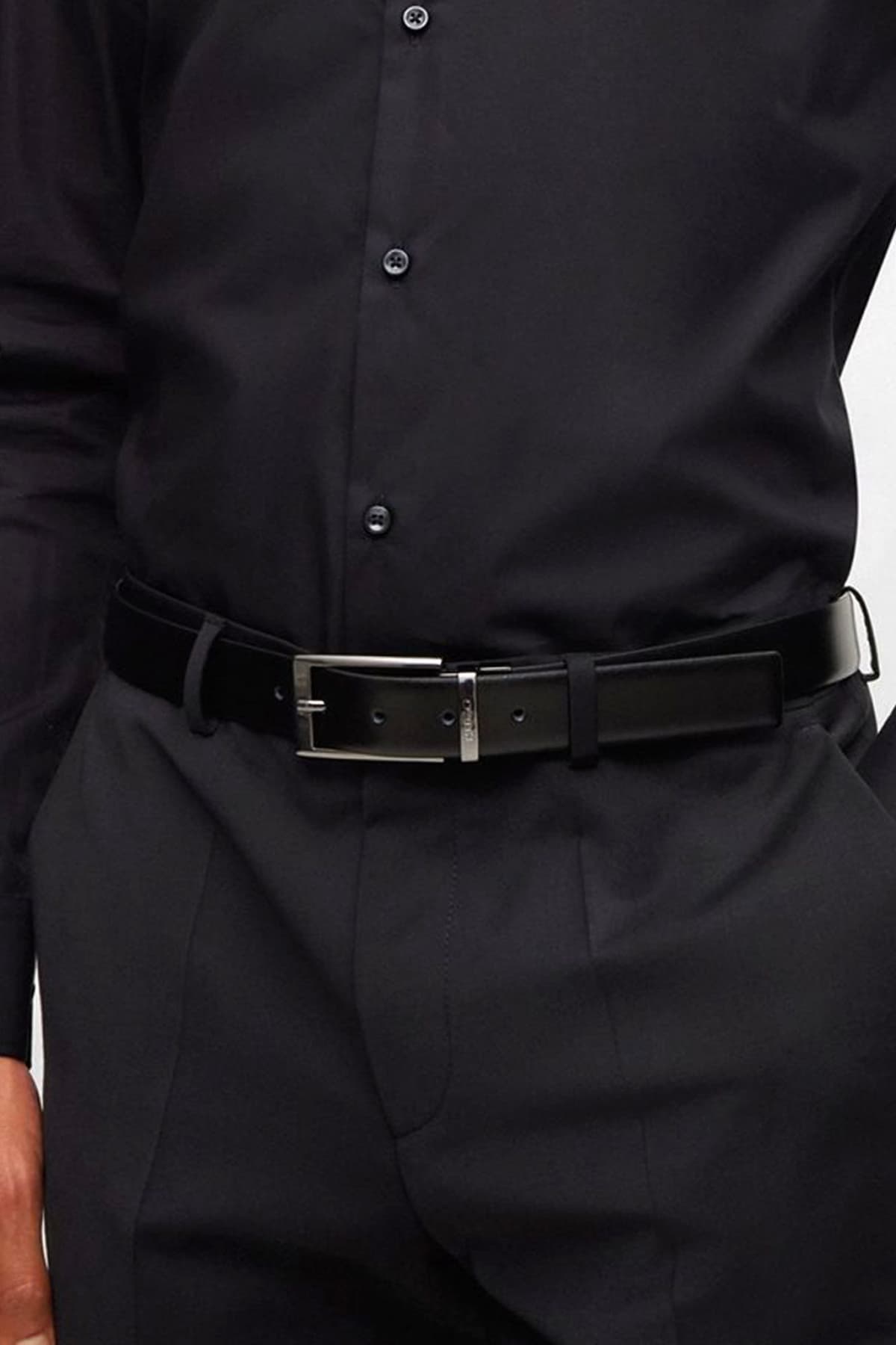 HUGO ΖΩΝΗ 2 ΟΨΕΩΝ C-ELVIO-U ΜΑΥΡΟ-ΚΑΦΕ