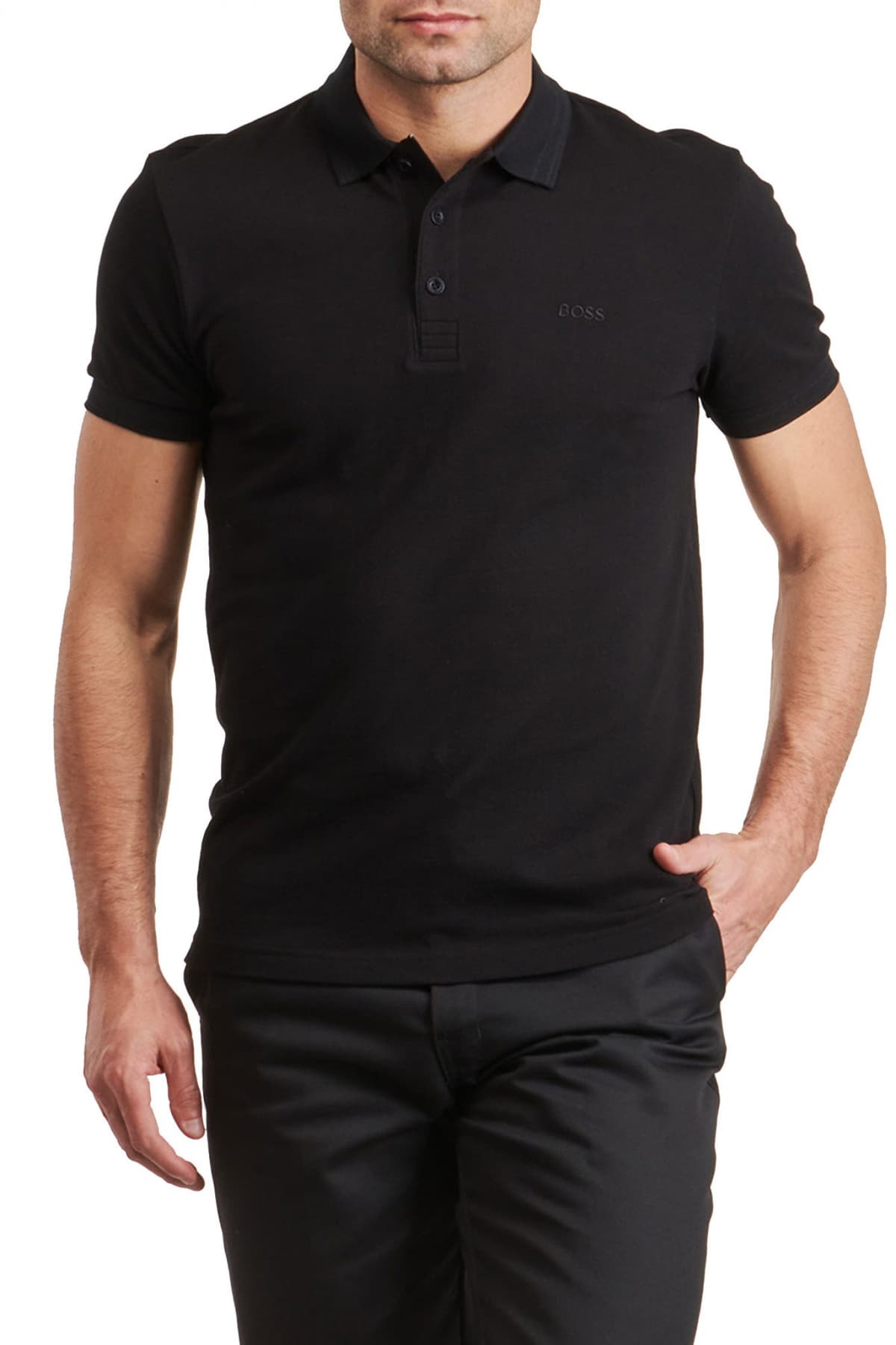 Men's Polo Shirts Boss Black
