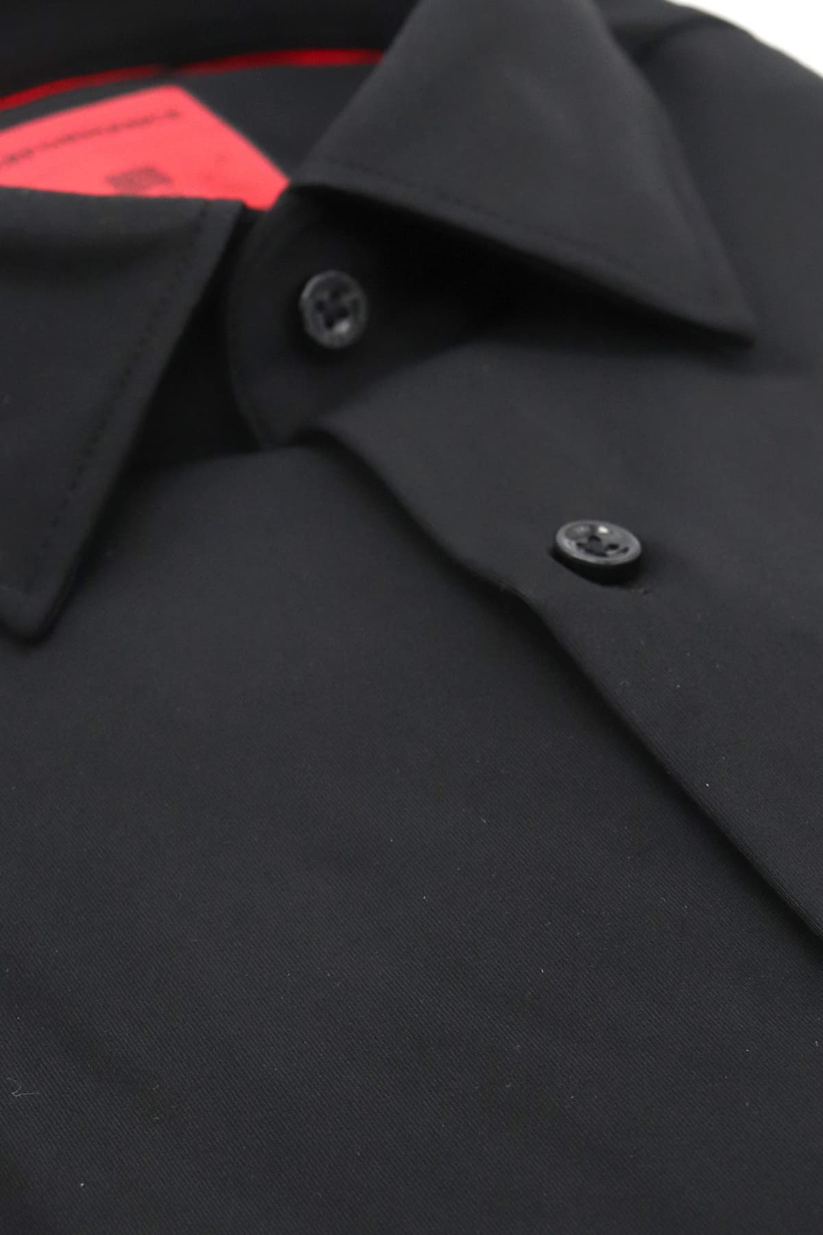 HUGO PERFORMANCE ΠΟΥΚΑΜΙΣΟ SLIM FIT KENNO ΜΑΥΡΟ