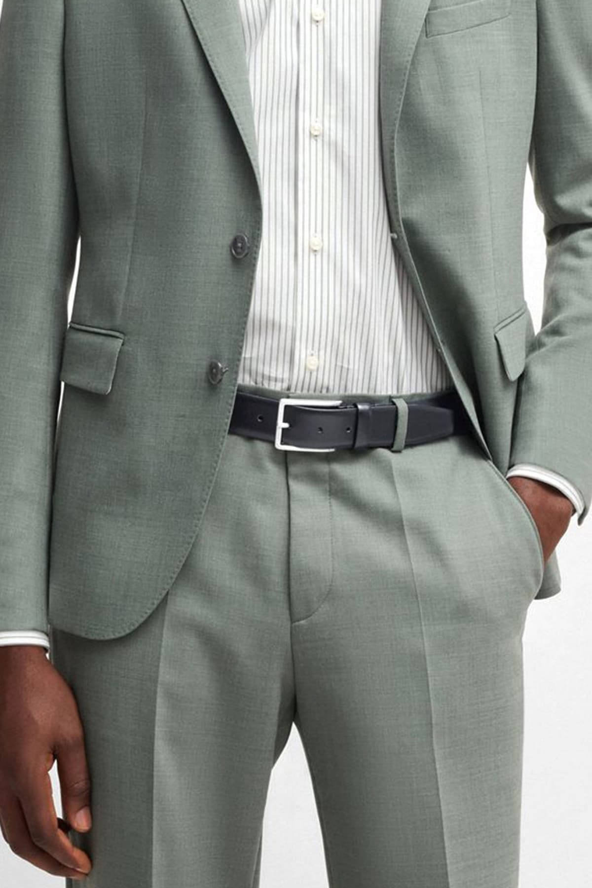 BOSS ΖΩΝΗ ERMAN_L SZ35 ΜΑΥΡΟ