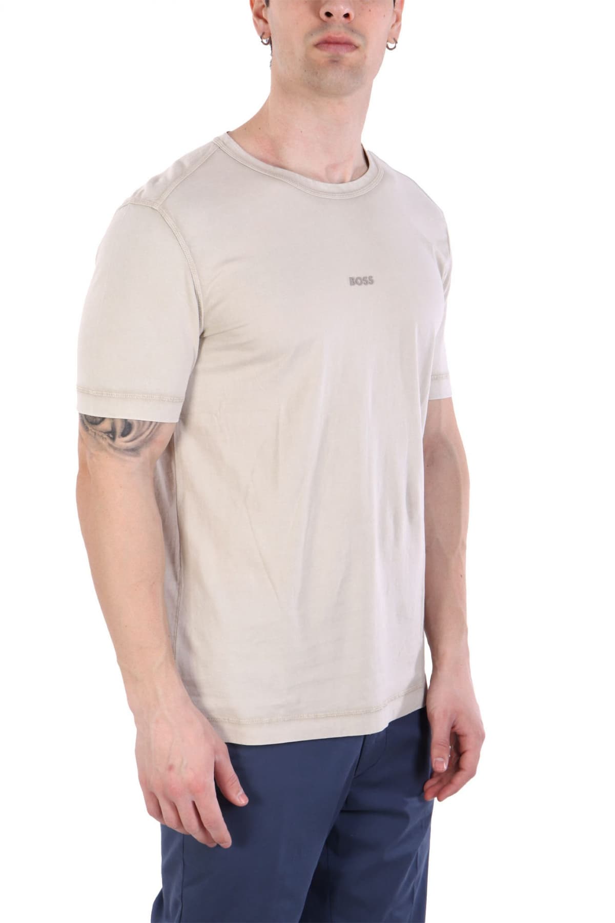 BOSS CASUAL T-SHIRT REGULAR FIT TOKKS ΜΠΕΖ